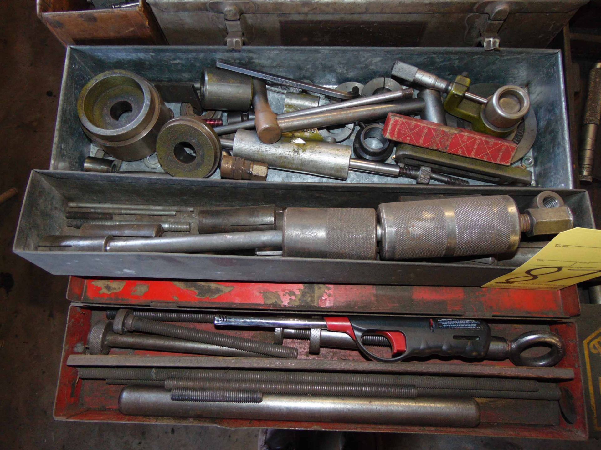 LOT OF TOOLING, w/cabinet, assorted - Image 3 of 4