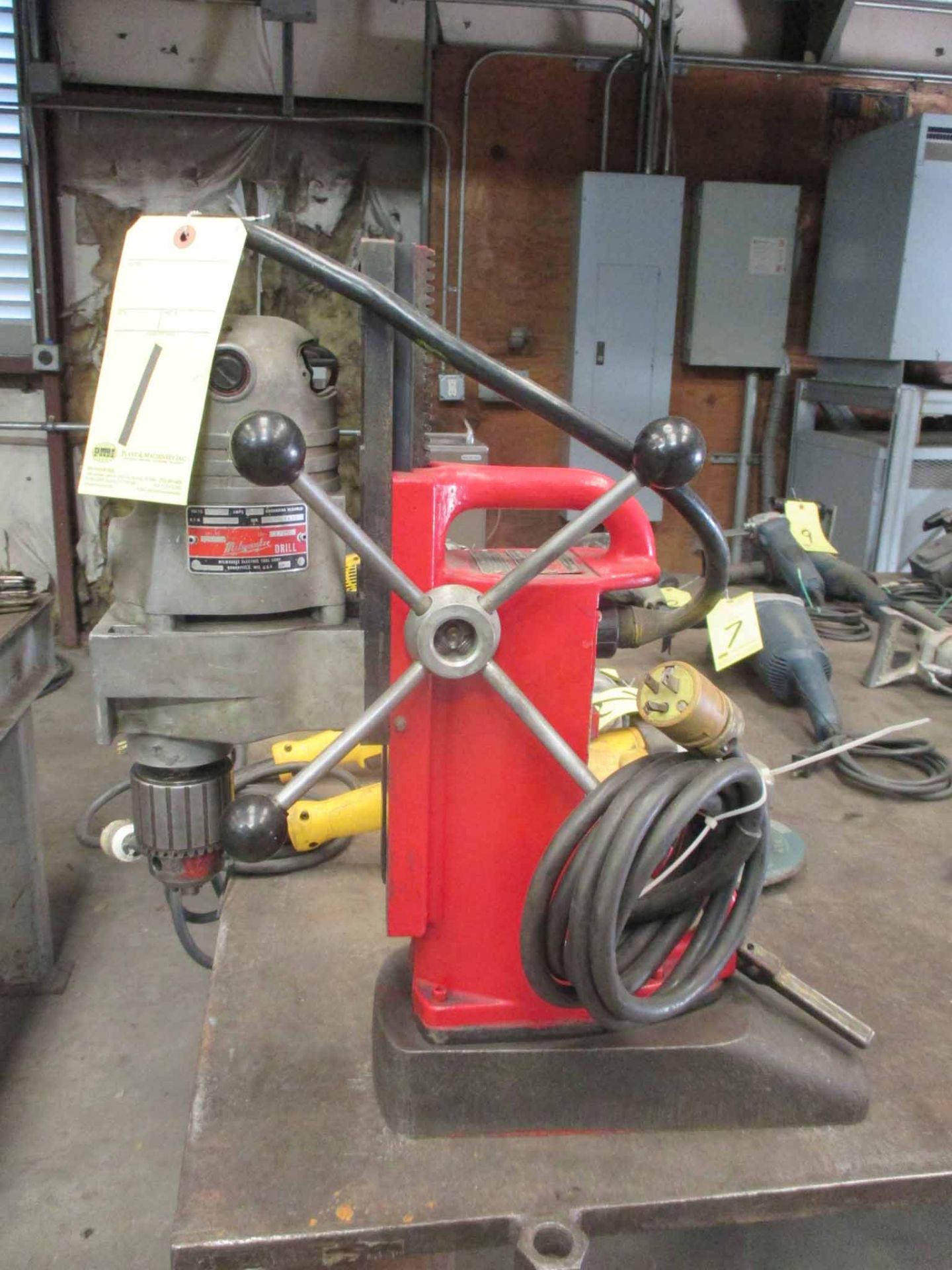 ELECTROMAGNETIC DRILL, MILWAUKEE, S/N 000502843