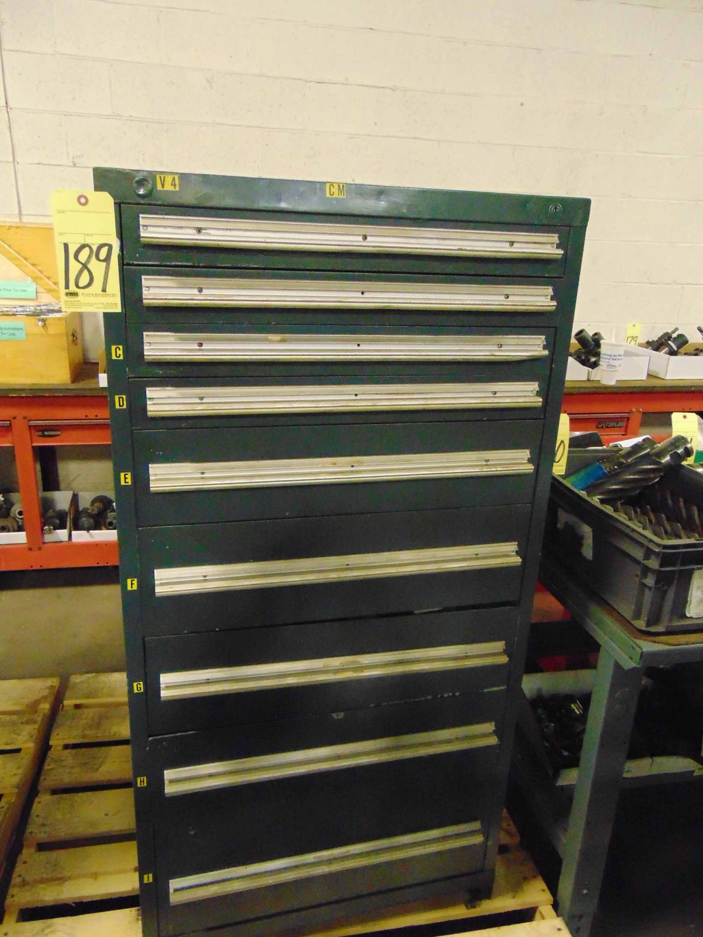 TOOL STORAGE CABINET, 9-drawer