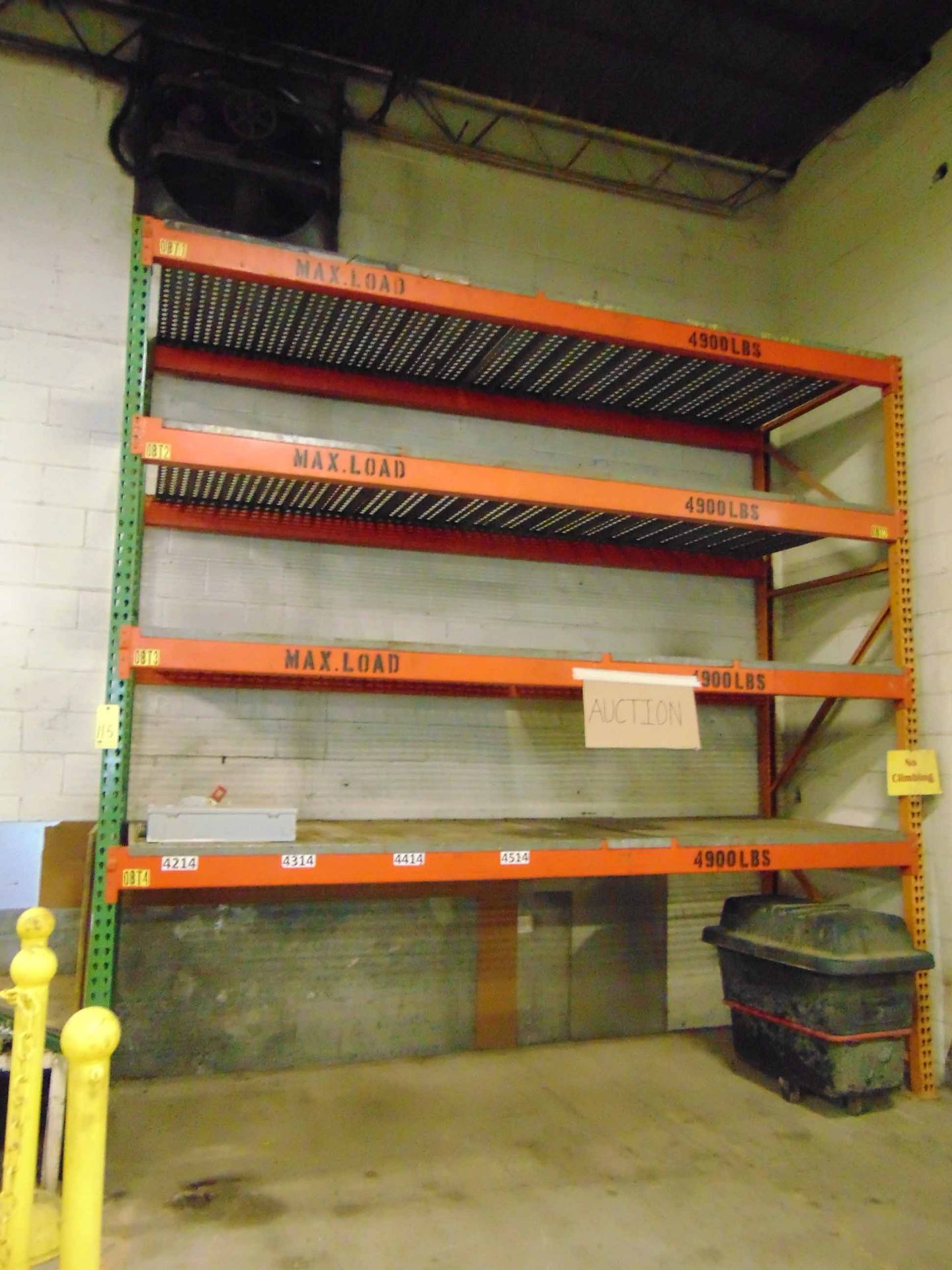 LOT OF PALLET RACK SECTIONS (3), assorted - Image 3 of 3