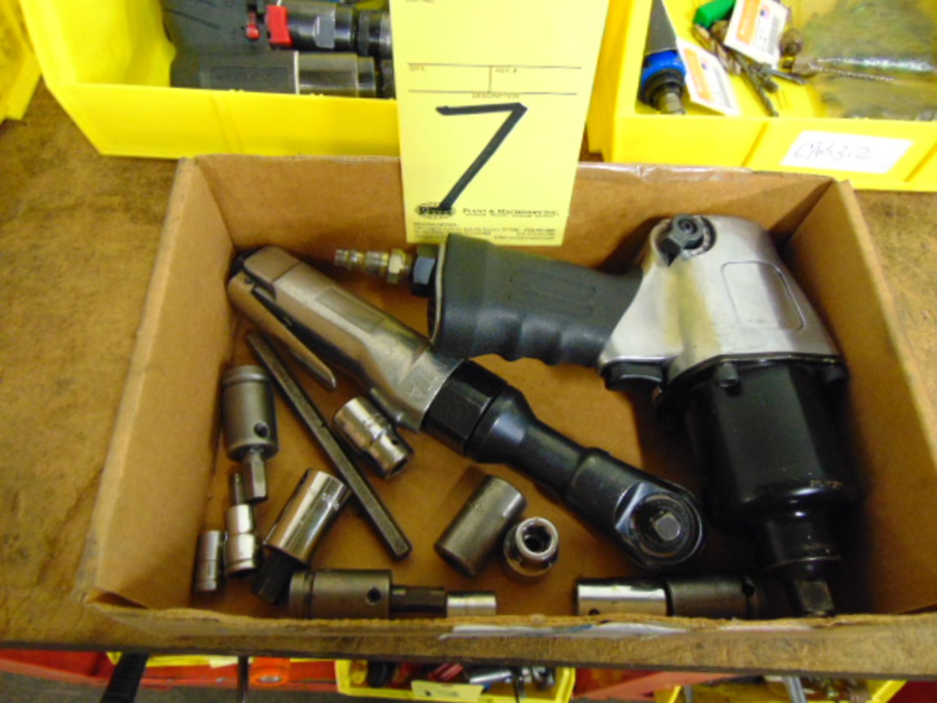 LOT OF PNEUMATIC WRENCHES (2), assorted
