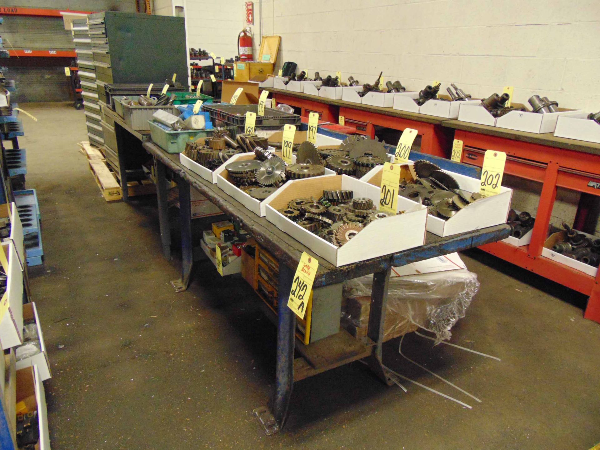 LOT OF WORKBENCHES (2) (cannot be removed until contents have been taken)
