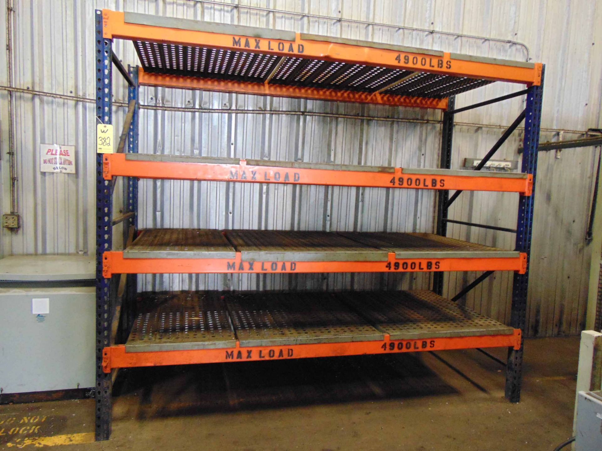 LOT OF PALLET RACK SECTIONS (2), assorted (Building 2) - Image 2 of 2