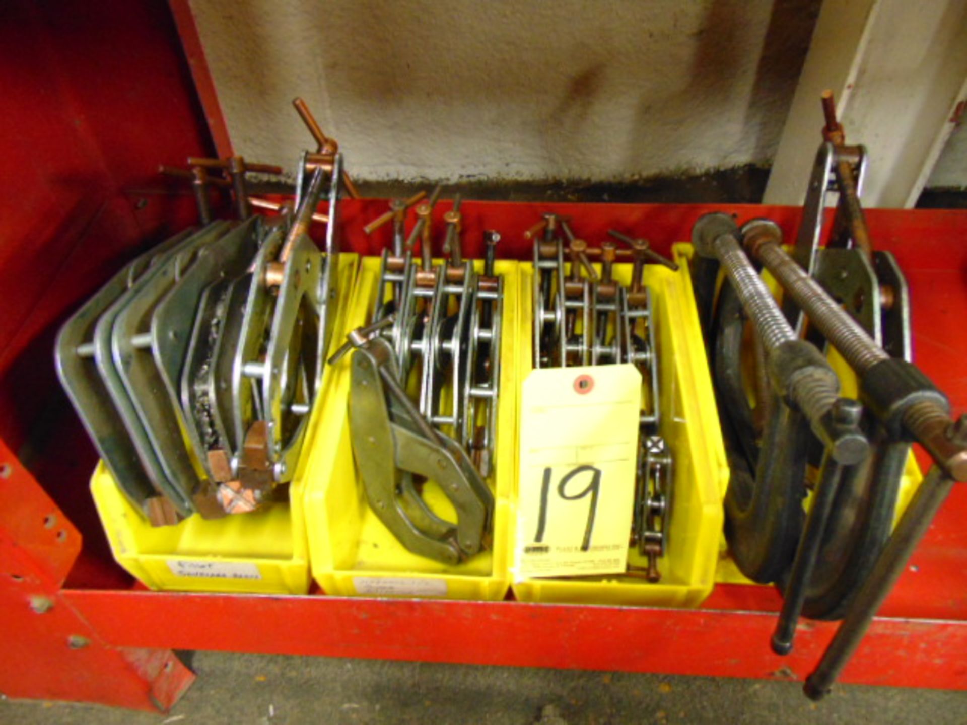 LOT CONSISTING OF: Kant twist clamps & C-clamps (in four boxes)