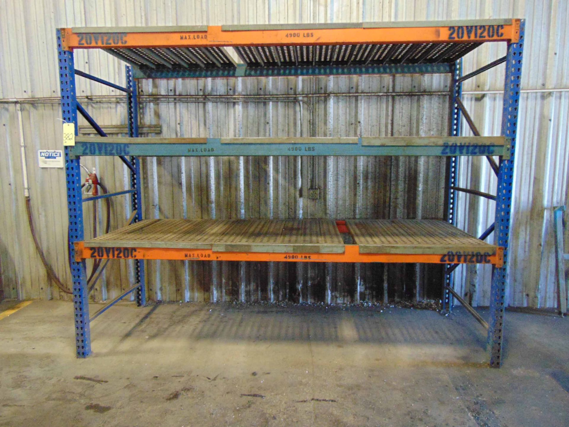 LOT OF PALLET RACK SECTIONS (2), assorted (Building 2)