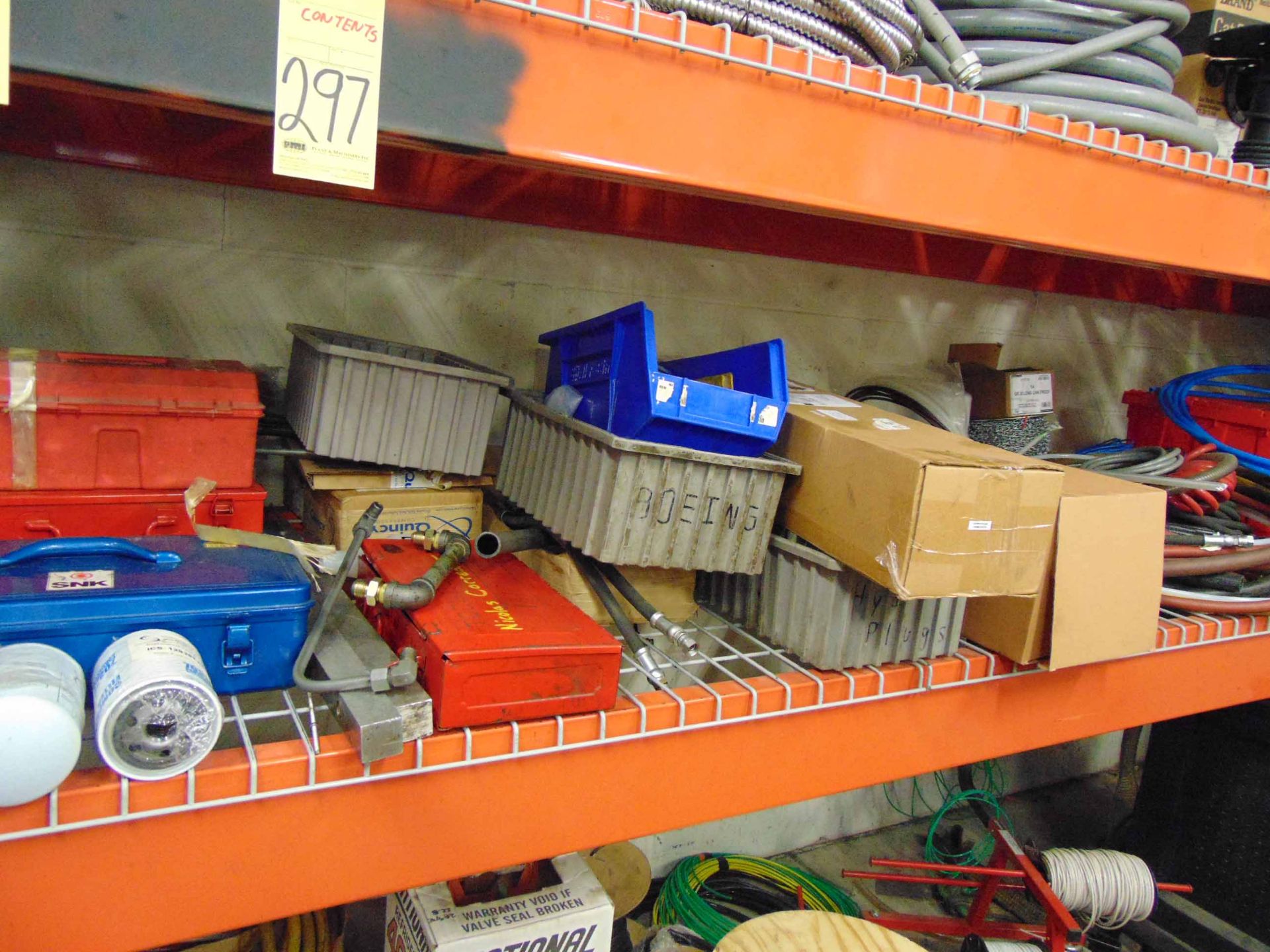 LOT OF MAINTENANCE SUPPLIES, assorted (located on pallet rack)