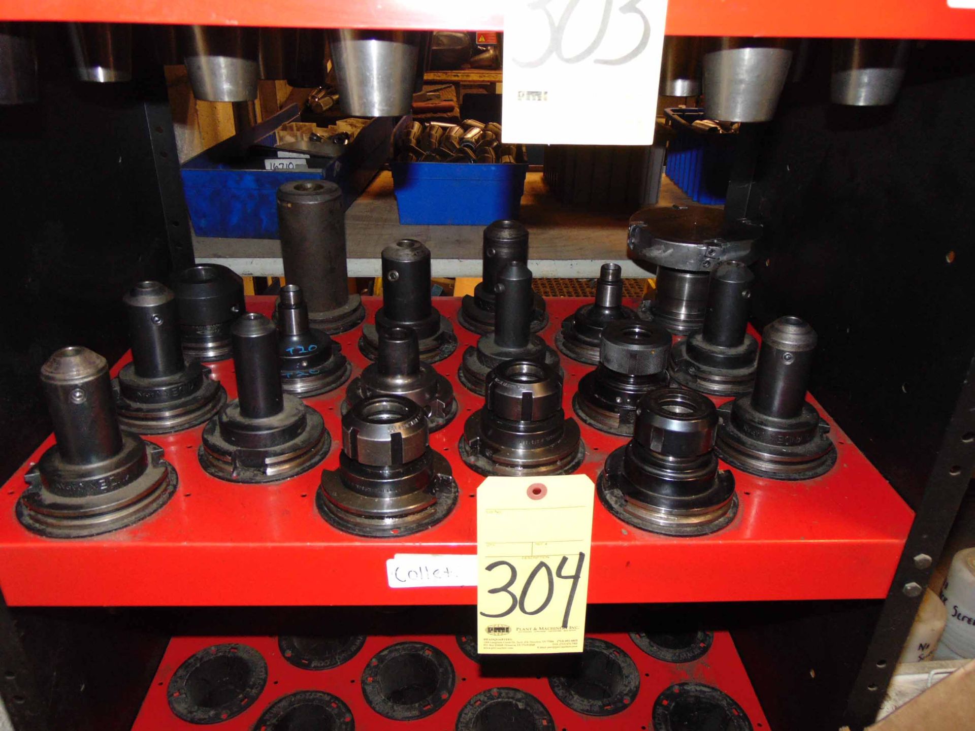 LOT OF TOOLHOLDERS (18), CAT-50, assorted