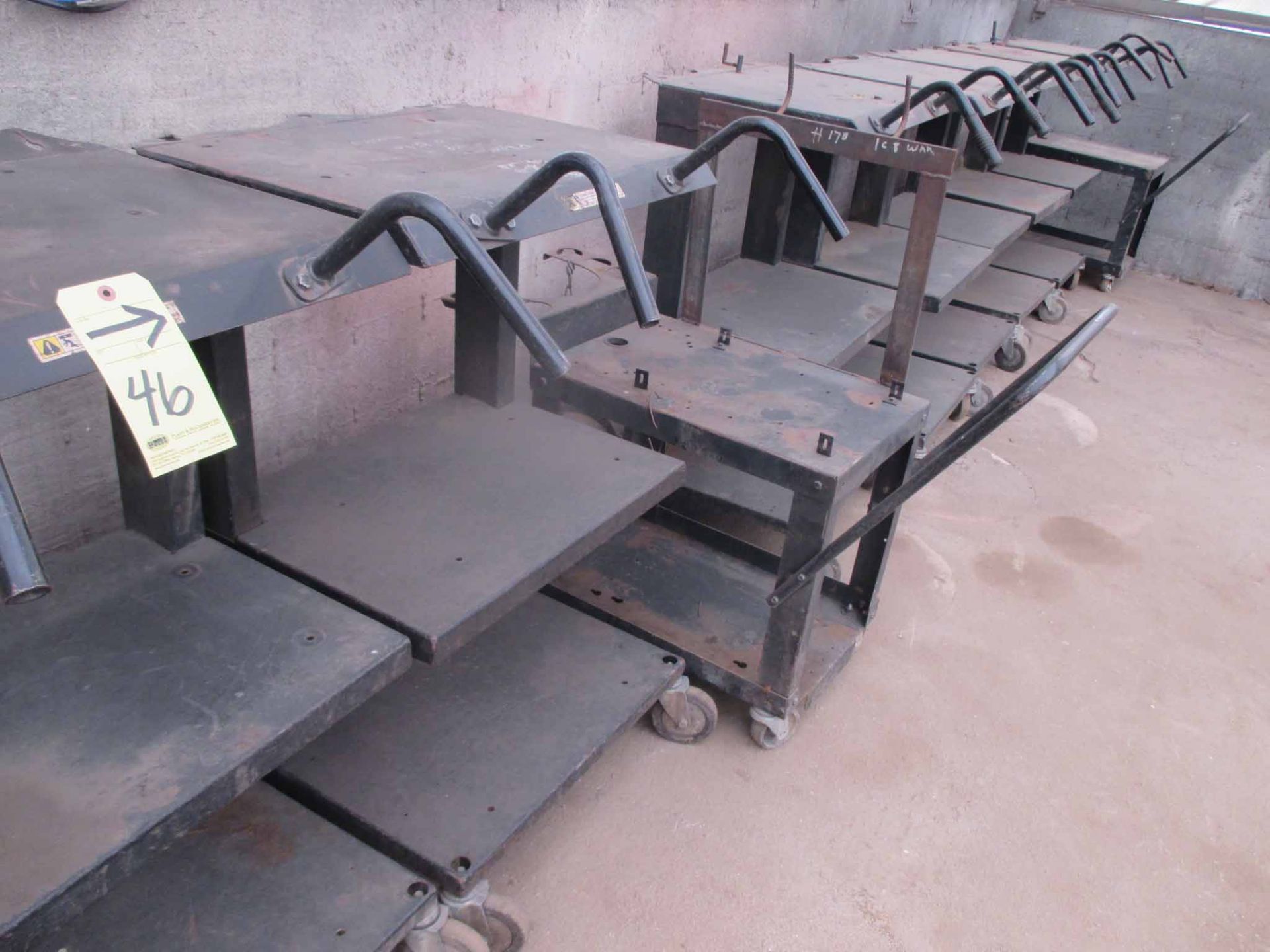 LOT OF WELDING CARTS (9)