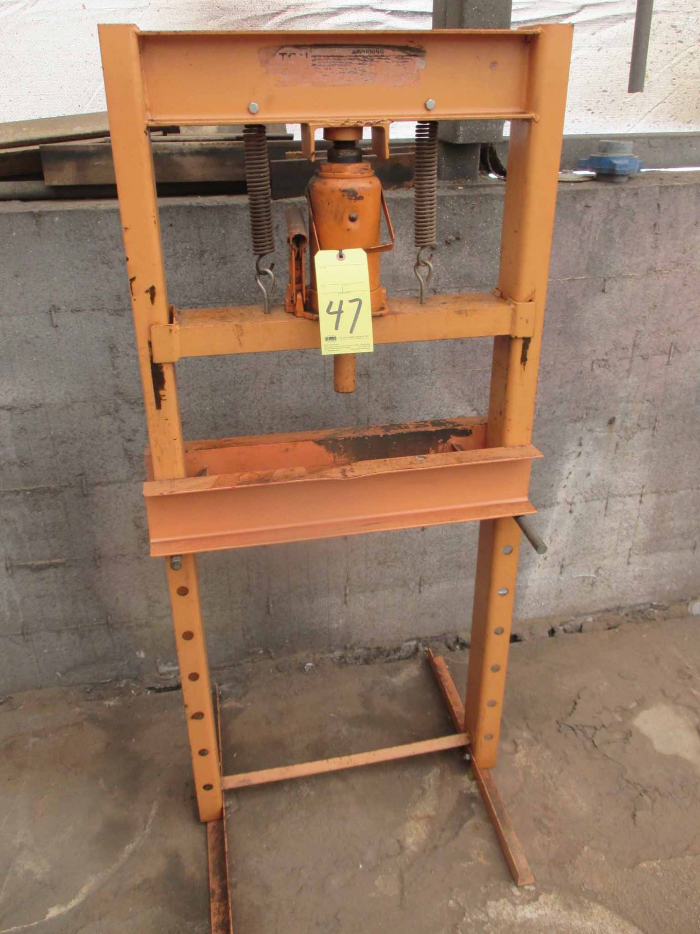 H-FRAME SHOP PRESS, TCI 20 T. CAP.