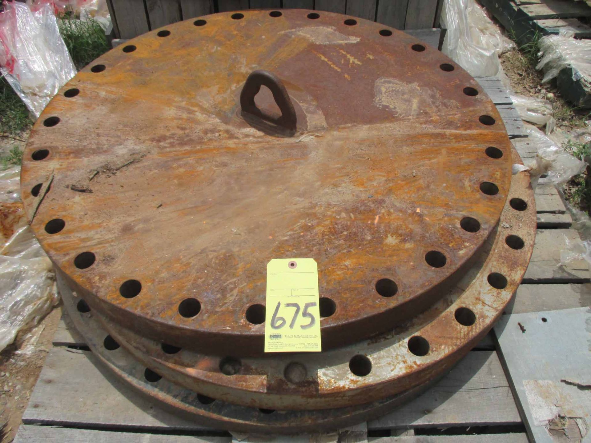 LOT OF APPROX. (14) FLANGE BLIND,RF,30"-150#,SA-105,ASME B16.47,SERIES A (Loading Charge is $20)