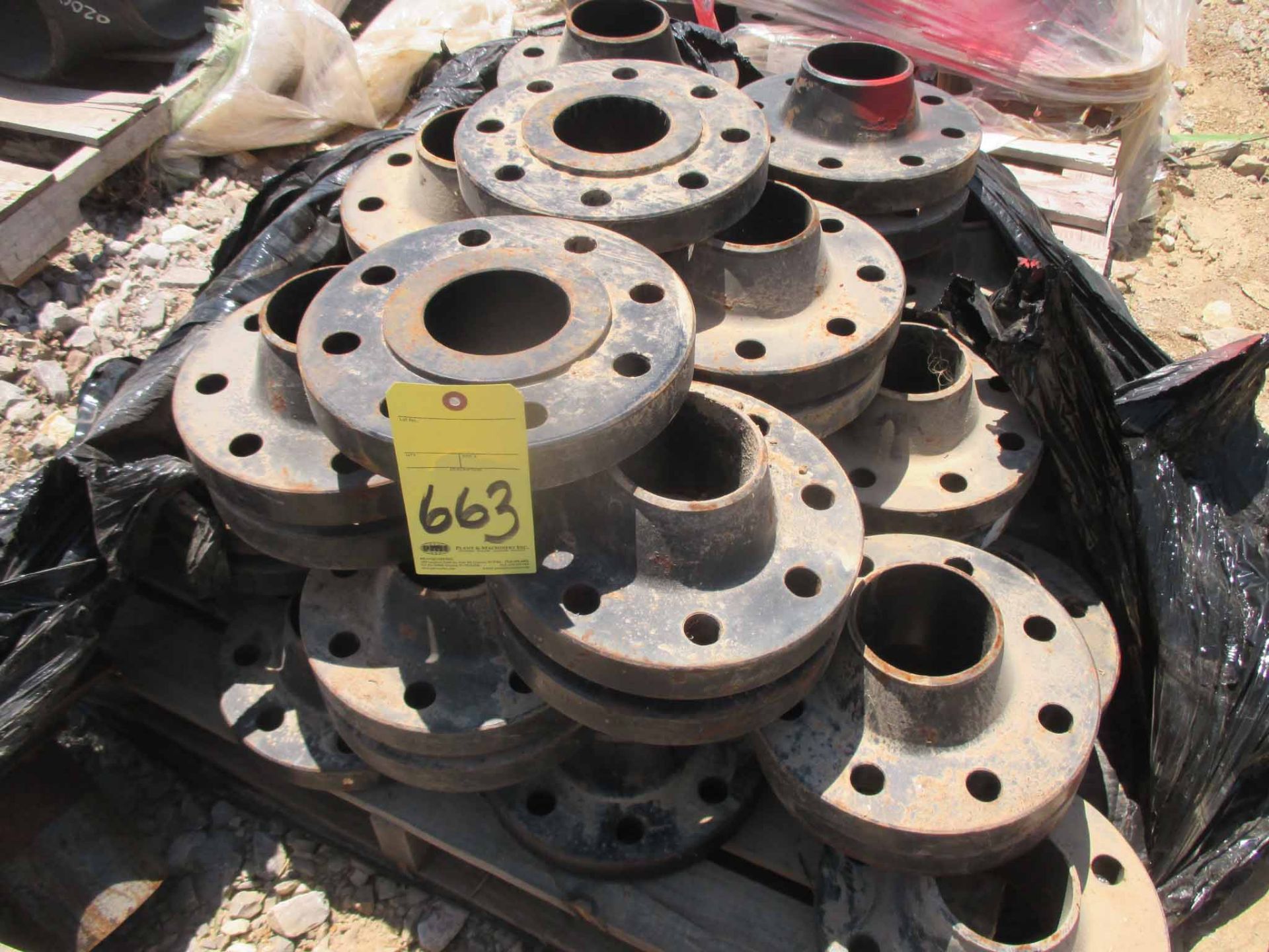 LOT CONSISTING OF: APPROX. (140) FLANGE WELD NECK,RF,4"-600#,S40/STD,SA-105-N,ASME B16.5; APPROX. (