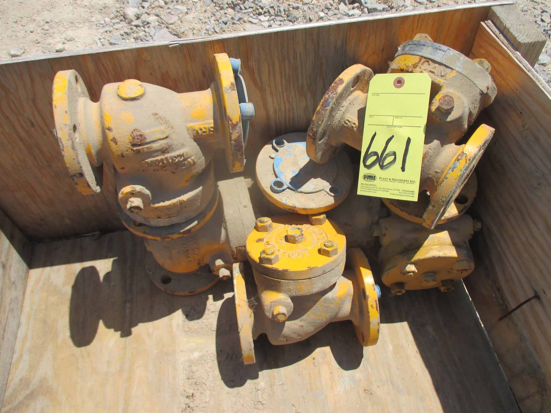 LOT CONSISTING OF: APPROX. (6) VALVE CHECK,SWING,TOP ENTRY,2",150#,RF,SERIES 500,BODY/COVER:SA-216-