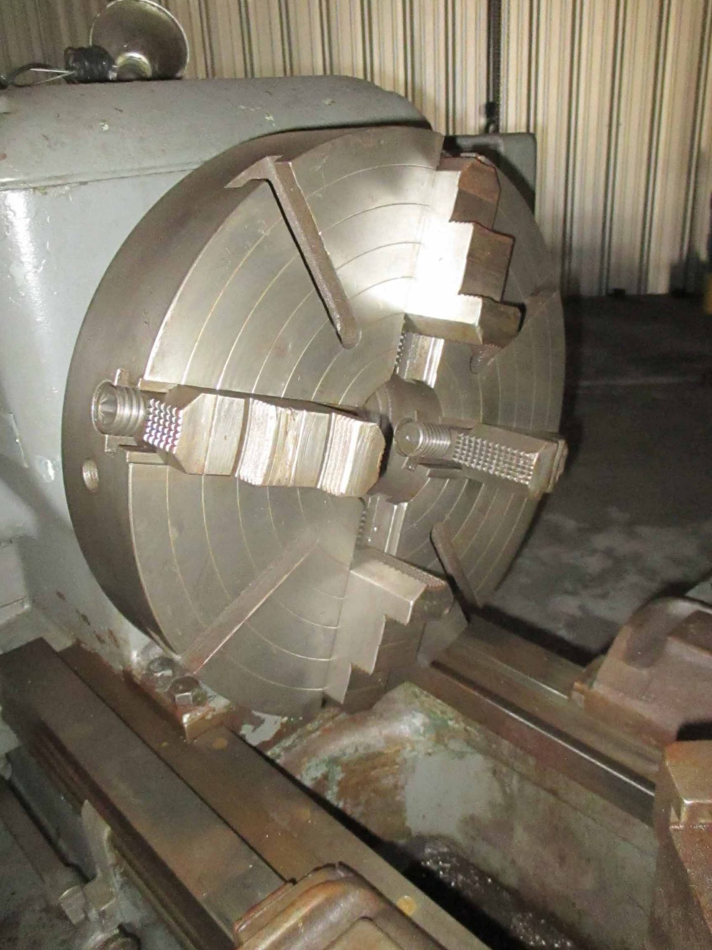 ENGINE LATHE, LODGE & SHIPLEY 20" X 102", 2" spdl. hole, 22" actual swing, 18"dia. 4-jaw chuck, - Image 2 of 3