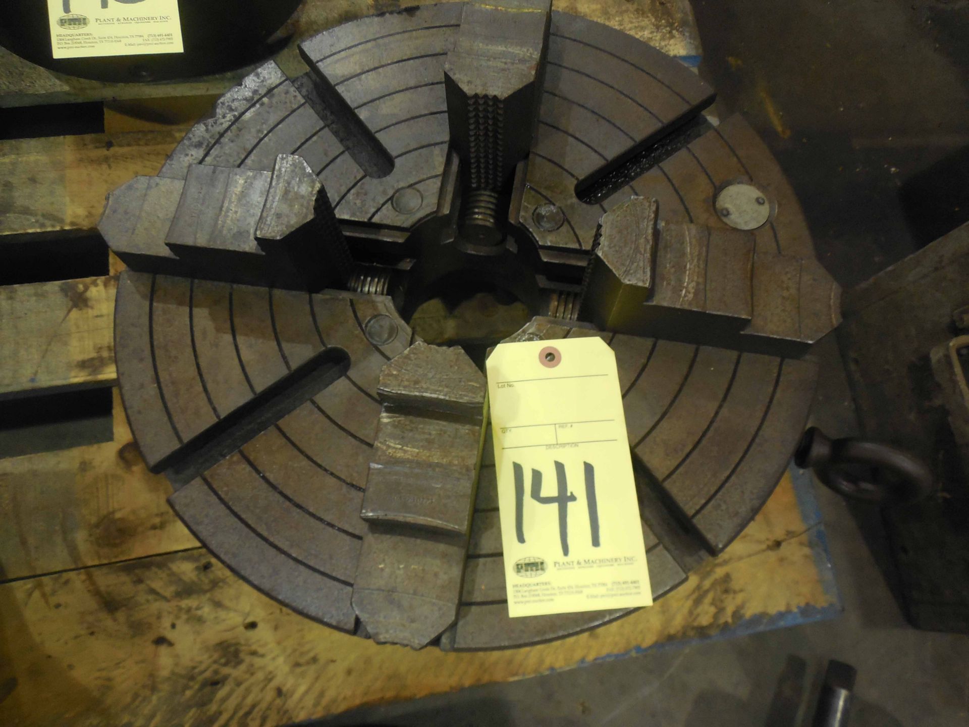 4-JAW CHUCK, 18" dia.