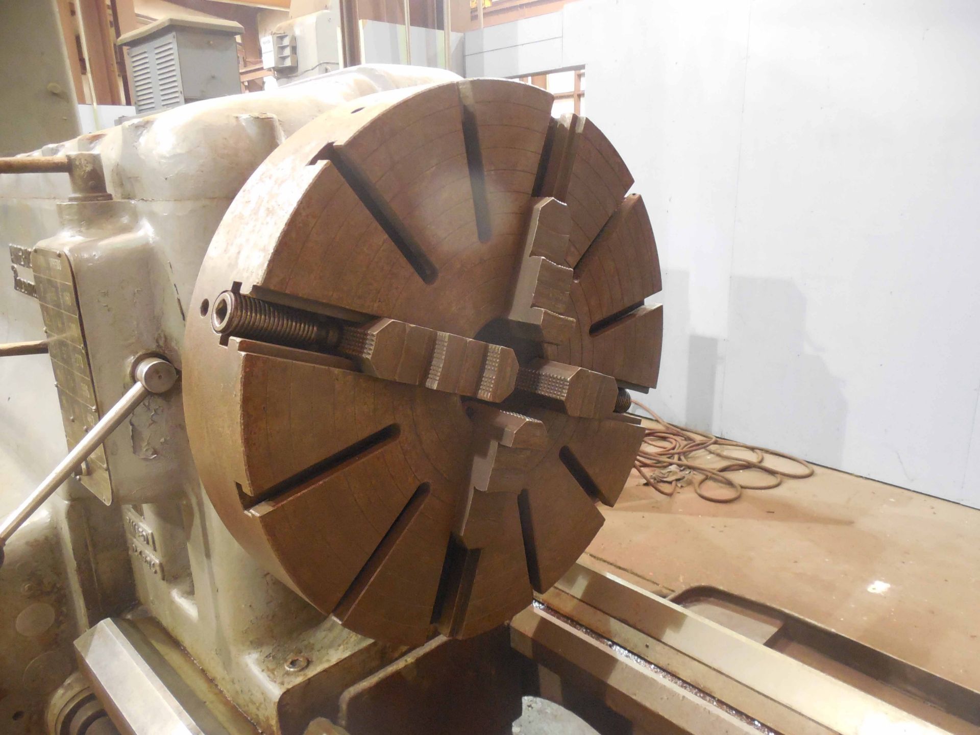 ENGINE LATHE, AMERICAN 42" X 204" PACEMAKER, approx. 28" swing over cross slide, 2-3/4" spdl. - Image 4 of 8