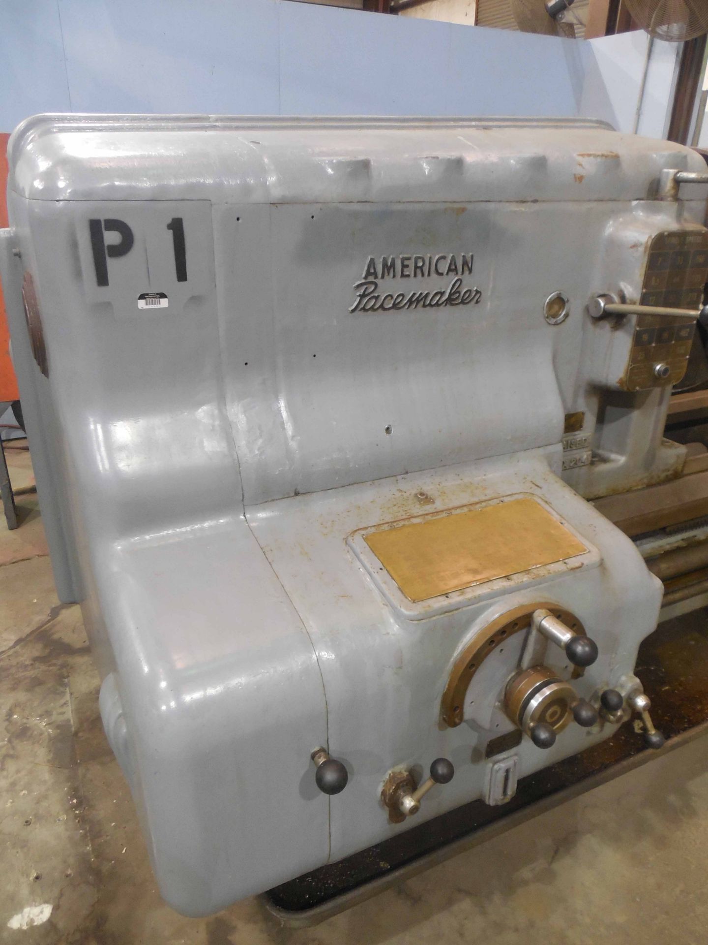 ENGINE LATHE, AMERICAN 42" X 204" PACEMAKER, approx. 28" swing over cross slide, 2-3/4" spdl. - Image 3 of 8