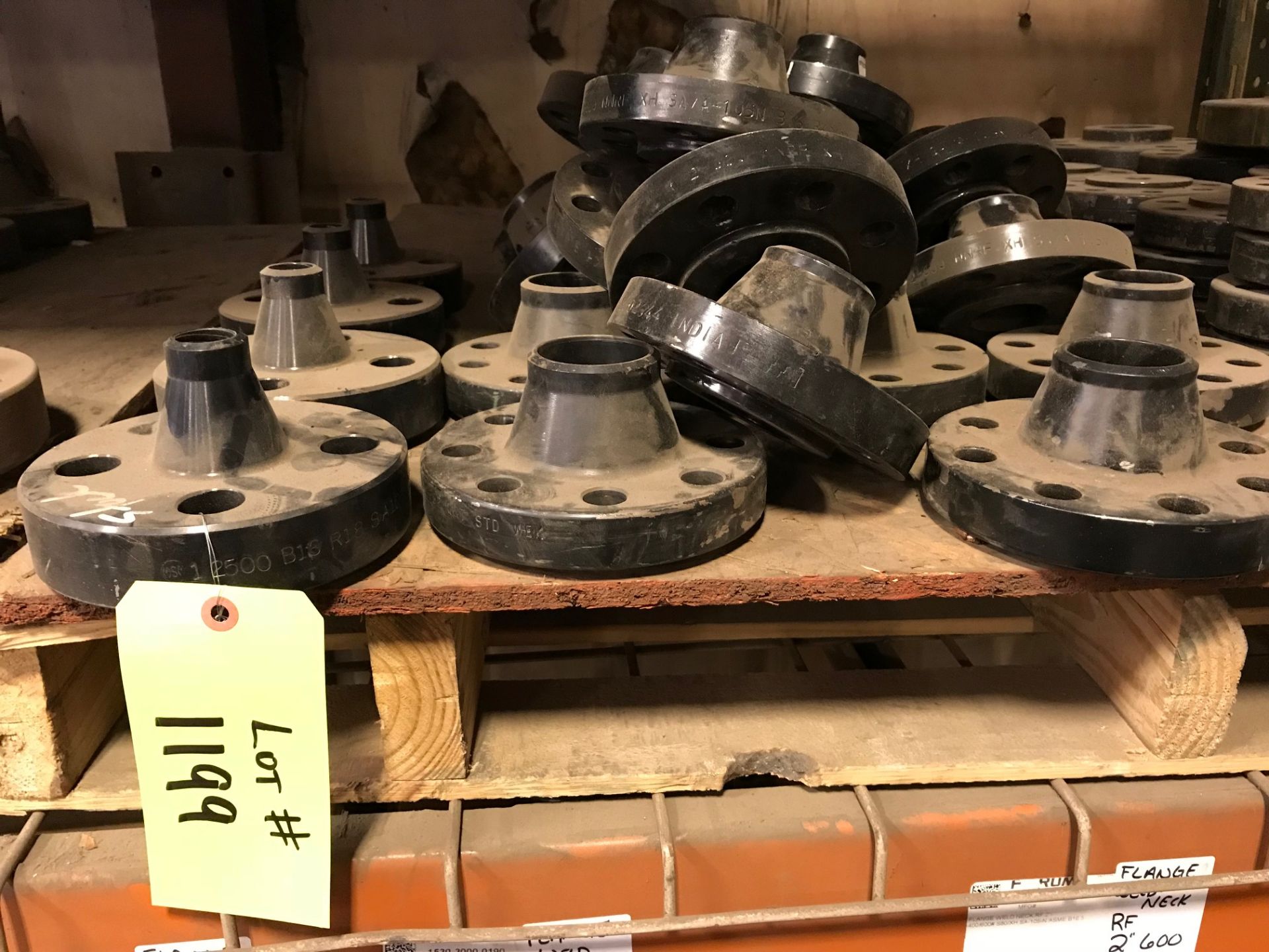 LOT CONSISTING OF: (APPROX. 4) FLANGE WELD NECK, RTJ,1"-2500#,S80/XH,SA-105-N,ASME B16.5 (LOADING