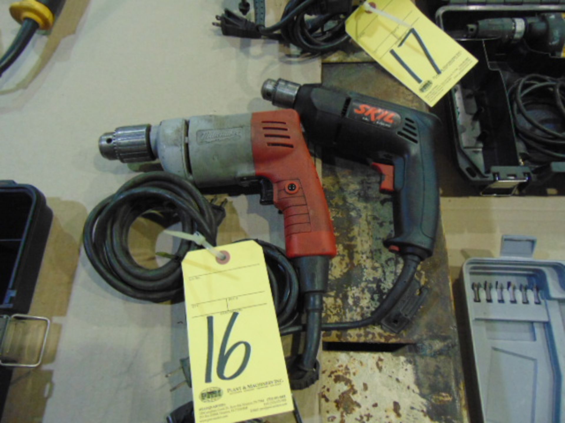 LOT OF DRILL MOTORS (2), assorted