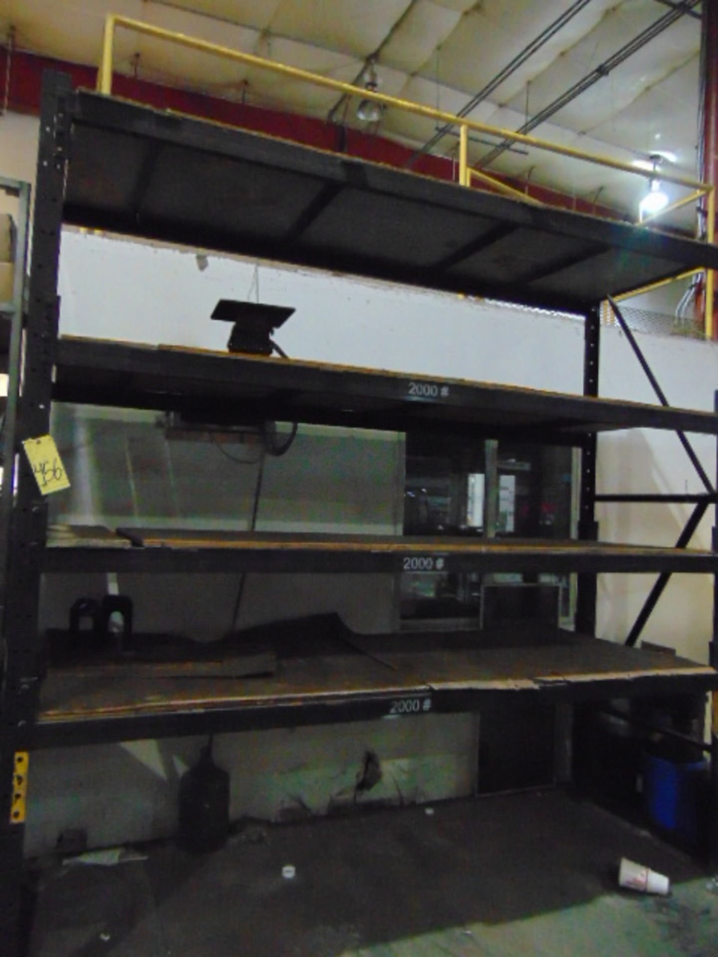 ADJUSTABLE STEEL SHELVING SECTION