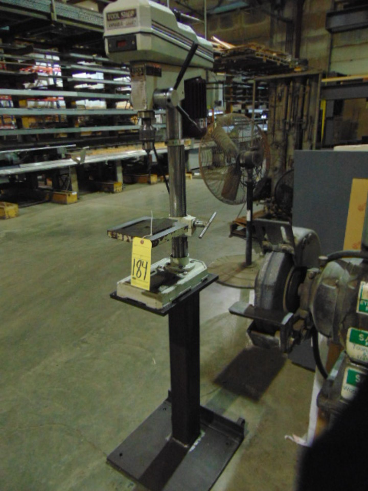 PEDESTAL DRILL PRESS, TOOL SHOP 10", variable spd.