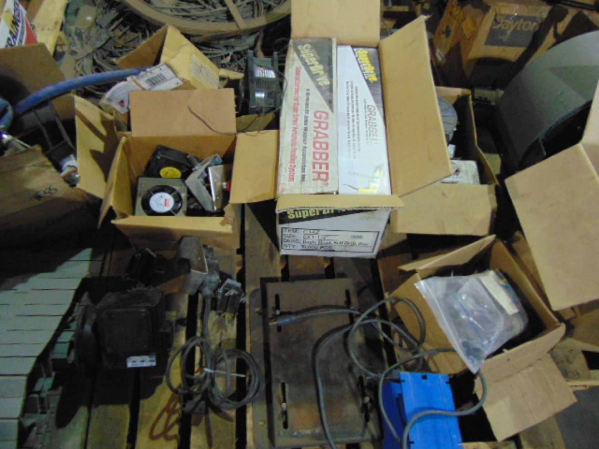 LOT CONSISTING OF: electric motors & assorted supplies (on nine skids) - Image 4 of 10