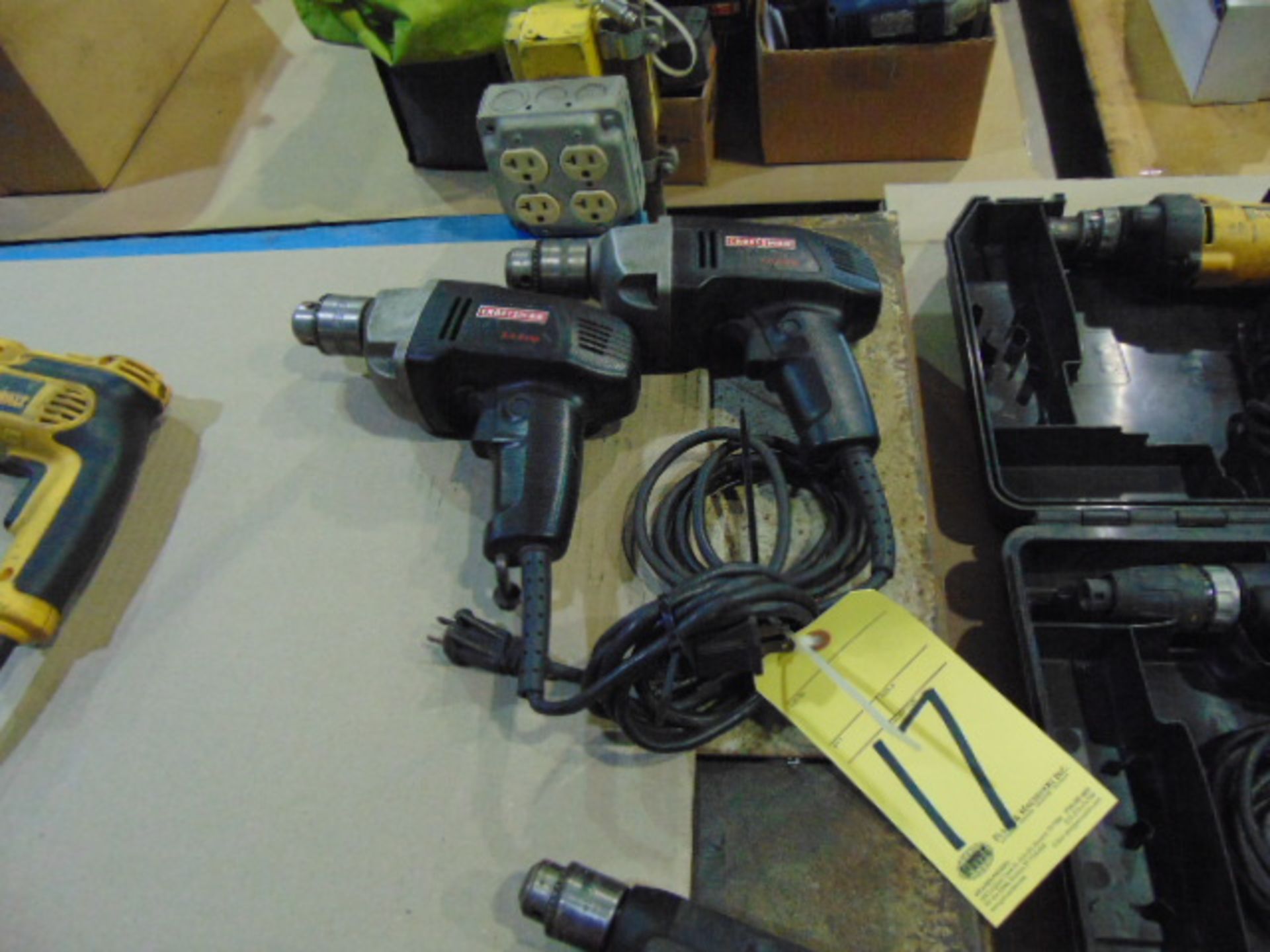 LOT OF DRILL MOTORS (2), CRAFTSMAN 1/2"