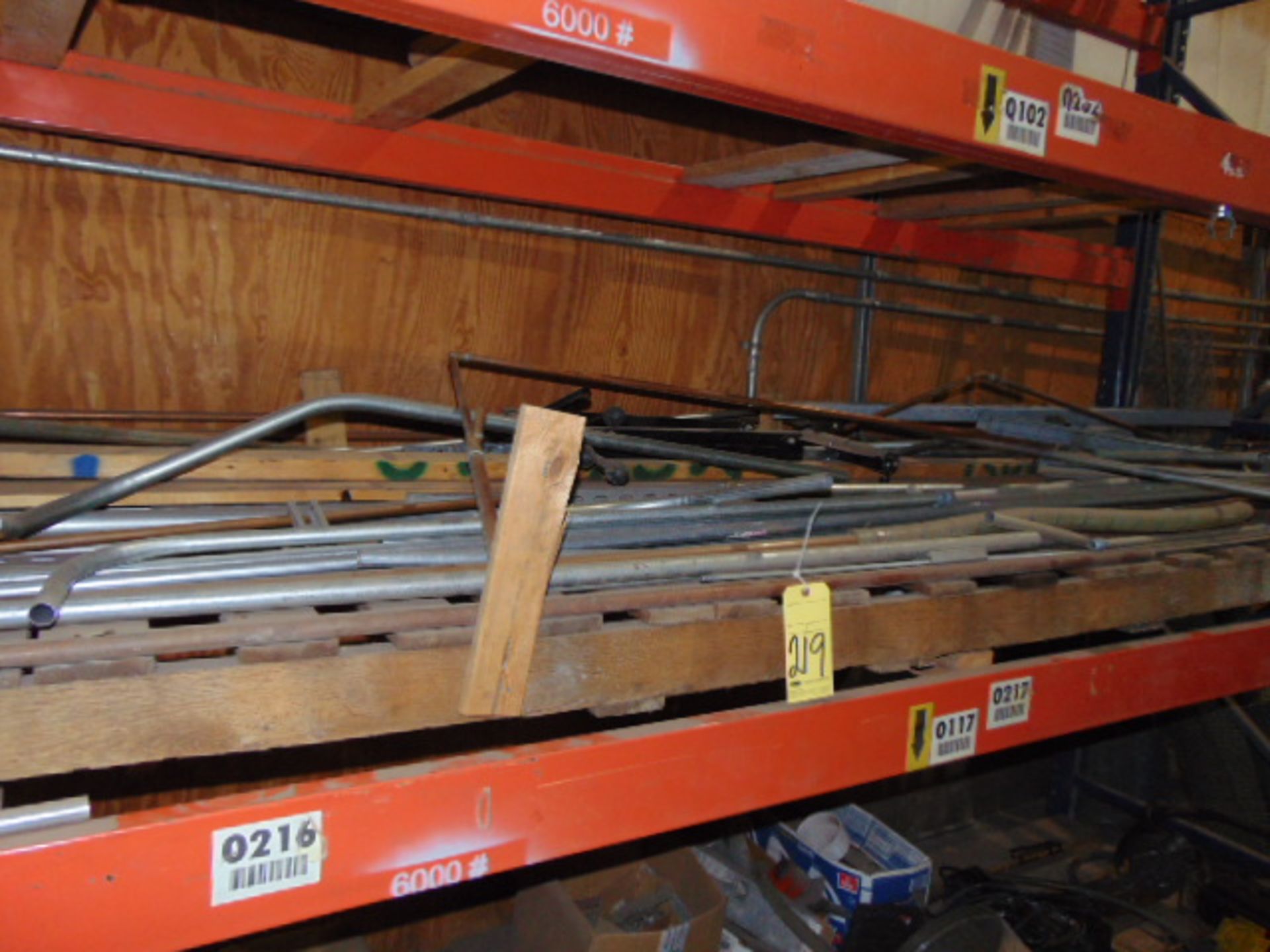 LOT CONSISTING OF: assorted conduit & misc. (on four skids)