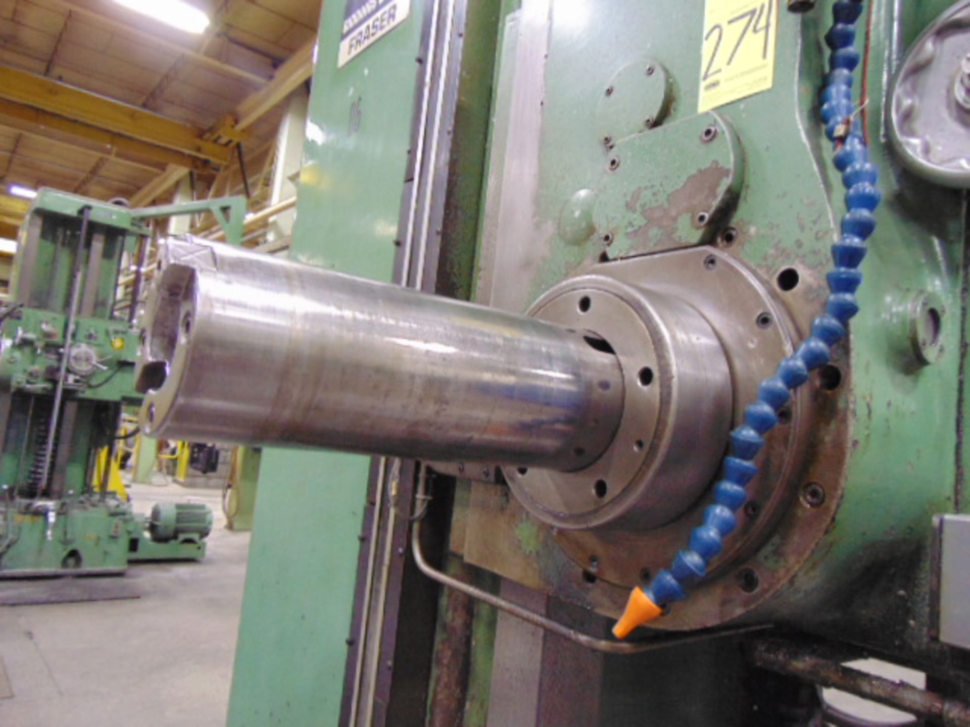 GIDDINGS & LEWIS FRASER CNC TABLE TYPE HORIZONTAL BORING MILL, 5", MDL. 70A-DP5-T, Fanuc OM CNC - Image 3 of 15