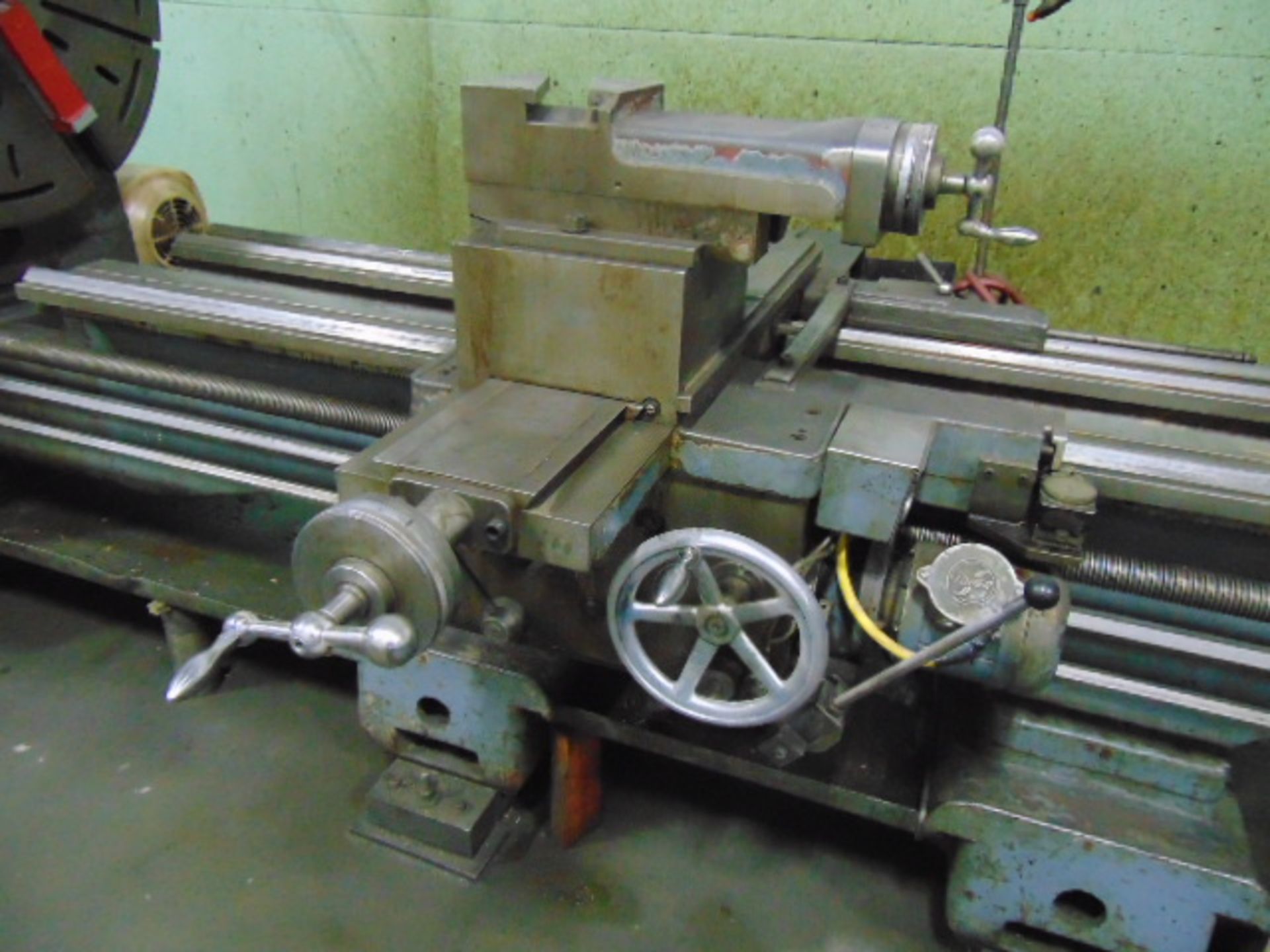 MEUSER ENGINE LATHE, 36" x 20' GAP BED, 3.15" spdl. hole, spds.: 20-900 RPM, inch/metric thdng., - Image 4 of 12