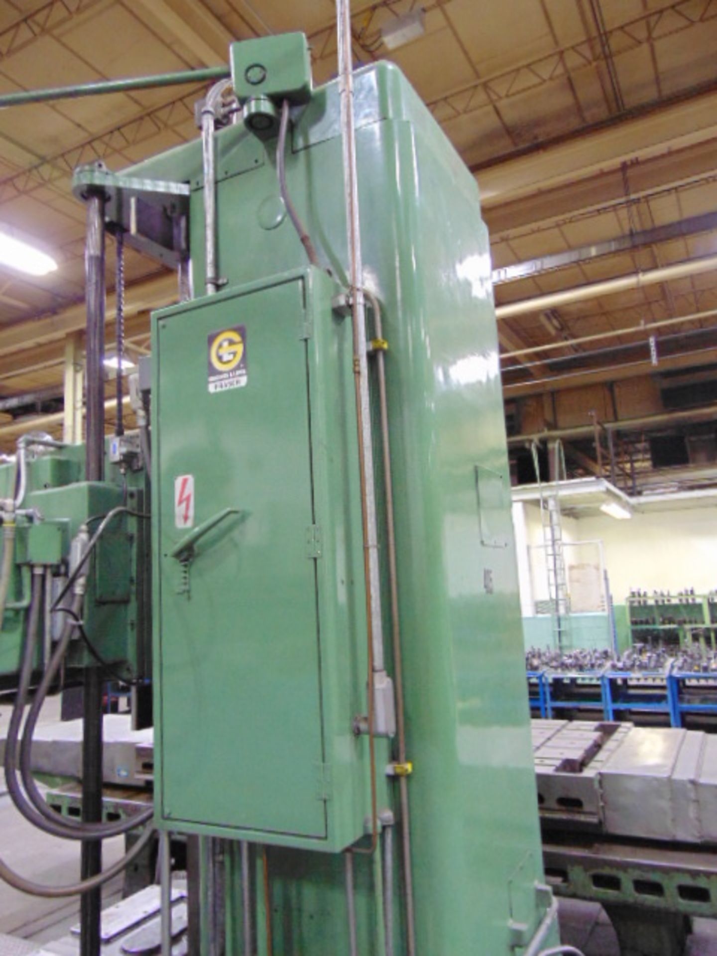 GIDDINGS & LEWIS FRASER CNC TABLE TYPE HORIZONTAL BORING MILL, 5", MDL. 70A-DP5-T, Fanuc OM CNC - Image 13 of 15