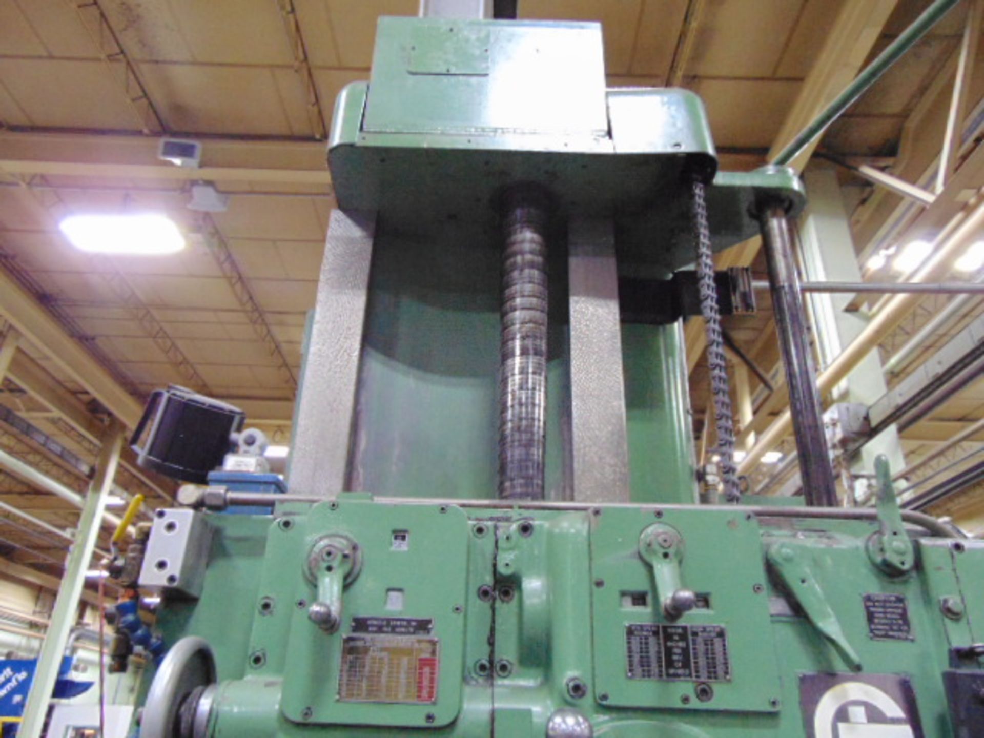 GIDDINGS & LEWIS FRASER CNC TABLE TYPE HORIZONTAL BORING MILL, 5", MDL. 70A-DP5-T, Fanuc OM CNC - Image 5 of 15