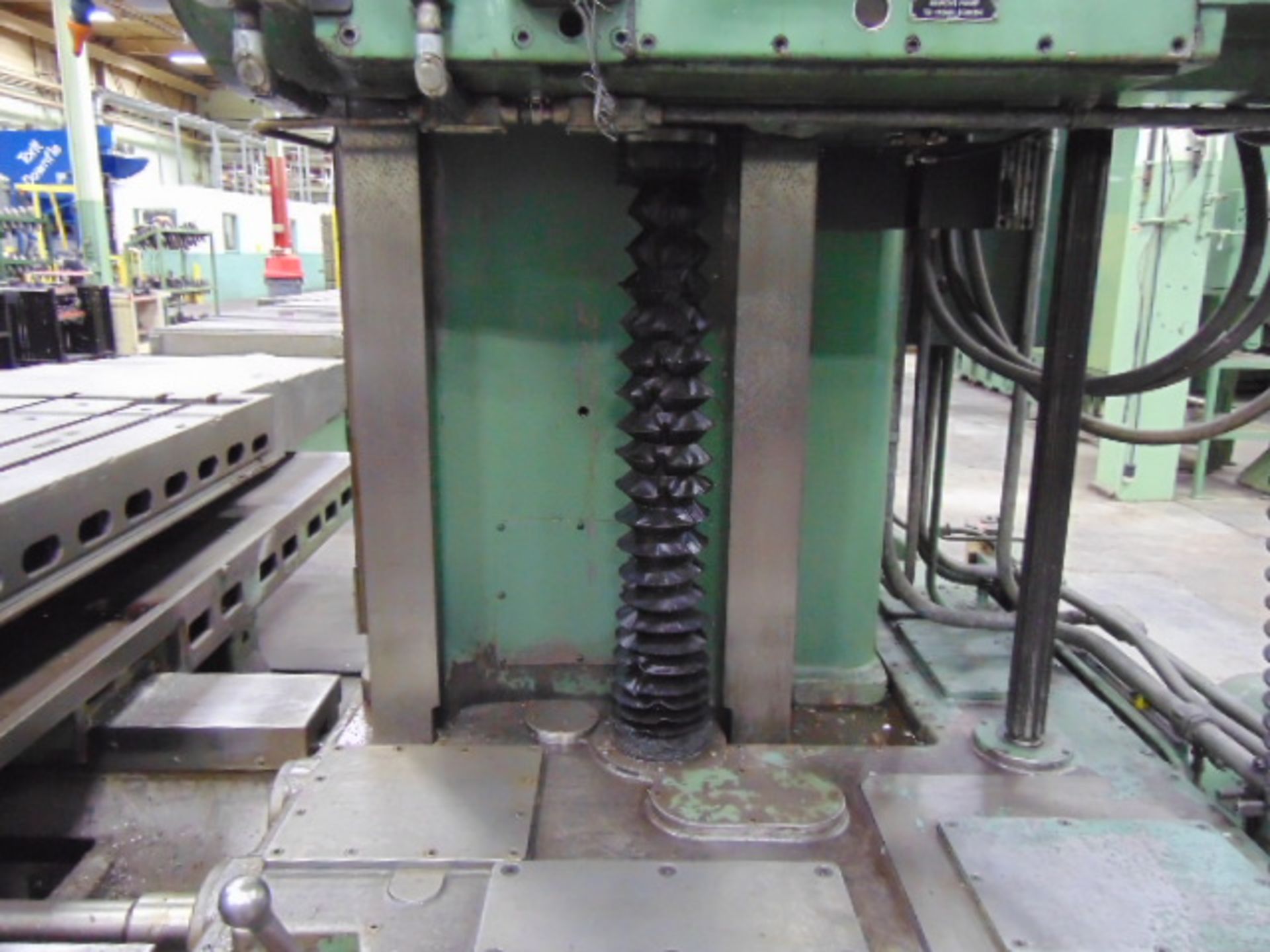 GIDDINGS & LEWIS FRASER CNC TABLE TYPE HORIZONTAL BORING MILL, 5", MDL. 70A-DP5-T, Fanuc OM CNC - Image 6 of 15