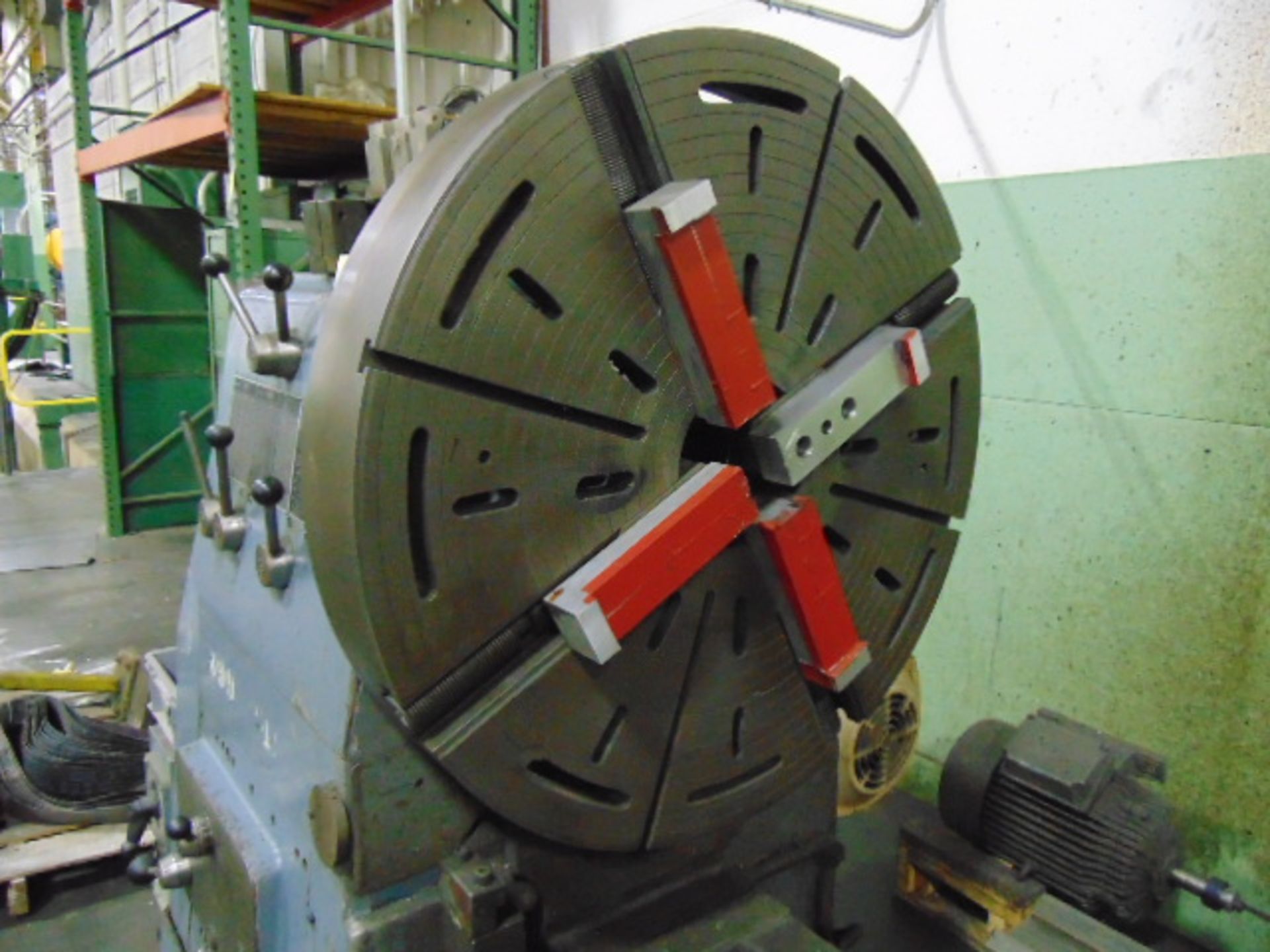 MEUSER ENGINE LATHE, 36" x 20' GAP BED, 3.15" spdl. hole, spds.: 20-900 RPM, inch/metric thdng., - Image 2 of 12