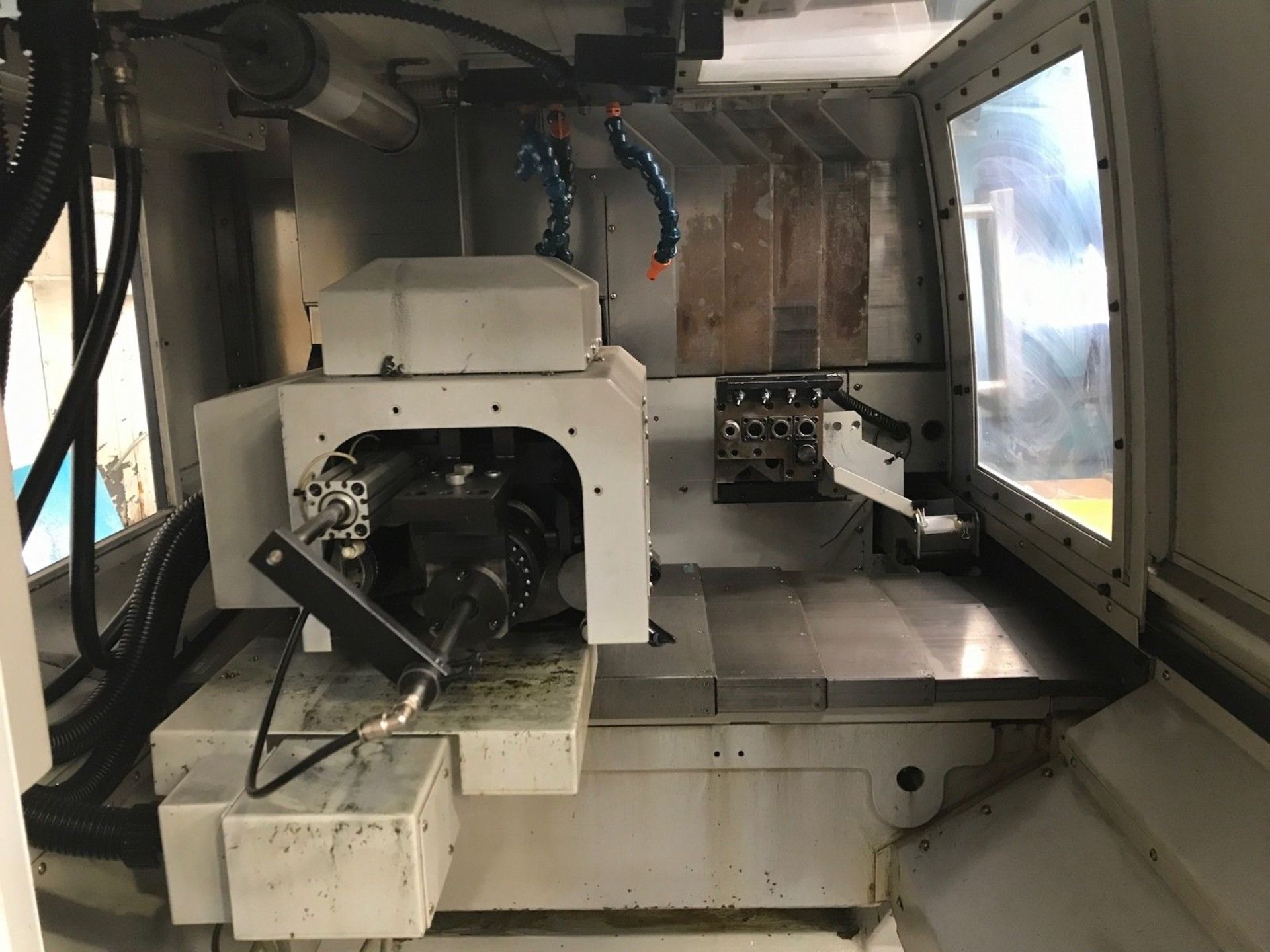 NEXTURN MDL. SA20D CNC SWISS TYPE AUTOMATIC SCREW MACHINE, 2008, CNC swiss type 7-axis screw - Image 4 of 10