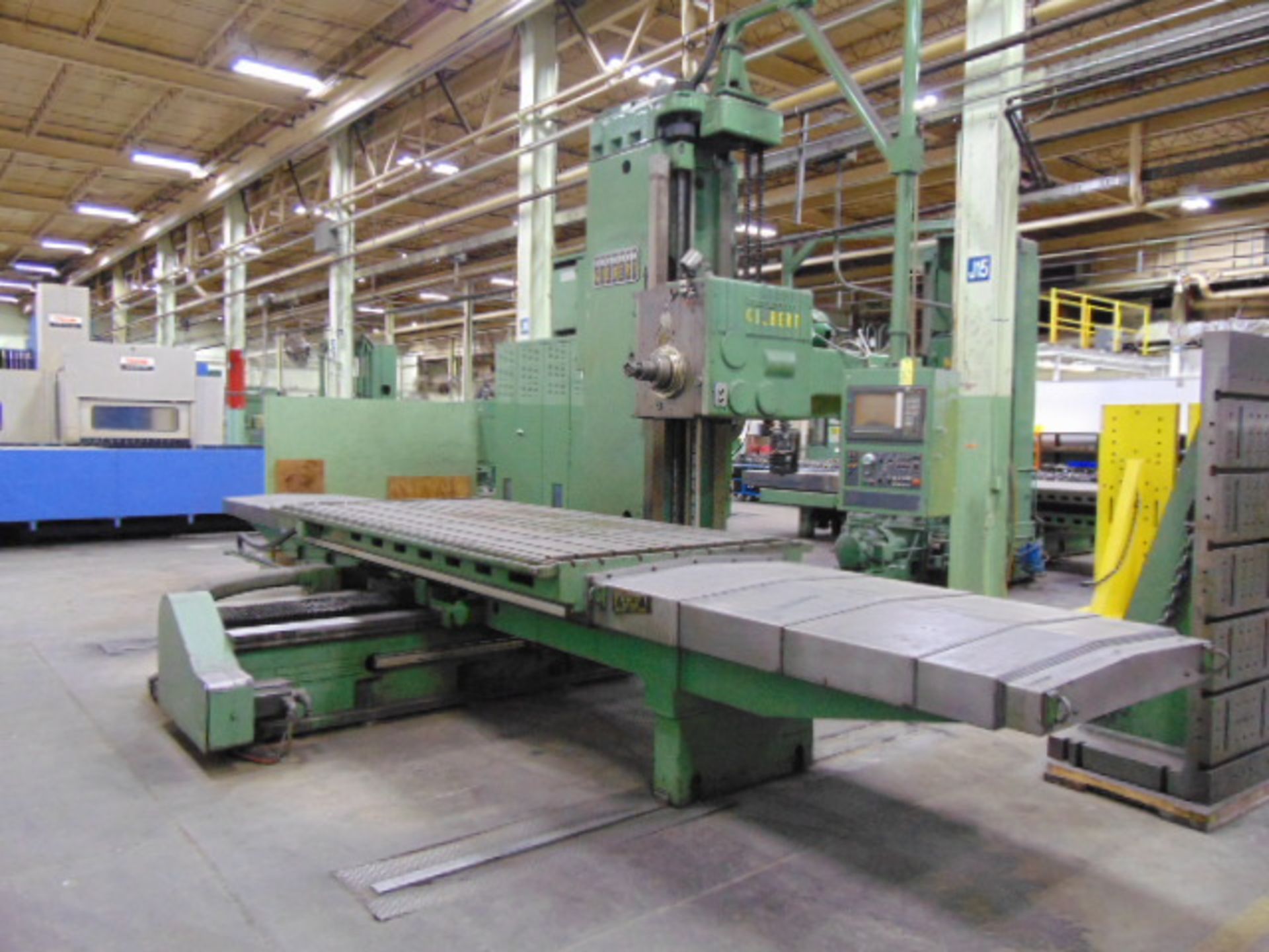 CINCINNATI GILBERT CNC TABLE TYPE HORIZONTAL BORING MILL, 5", MDL. J, Mitsubishi CNC control, 60"