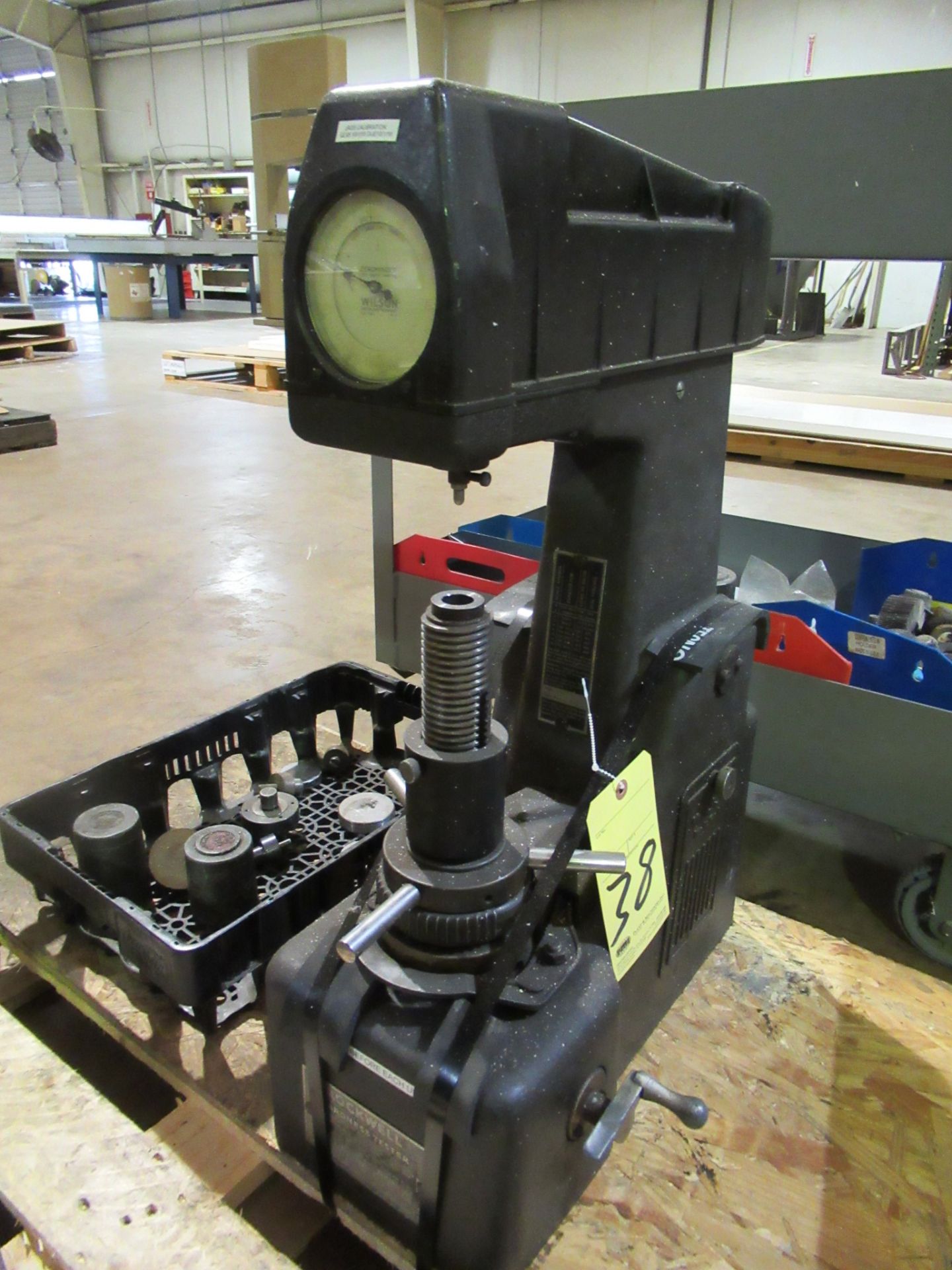 HARDNESS TESTER, ROCKWELL MDL. 3JR, w/stand & accessories, Tester No. 3JR841 (Location C: Moore - Image 2 of 3