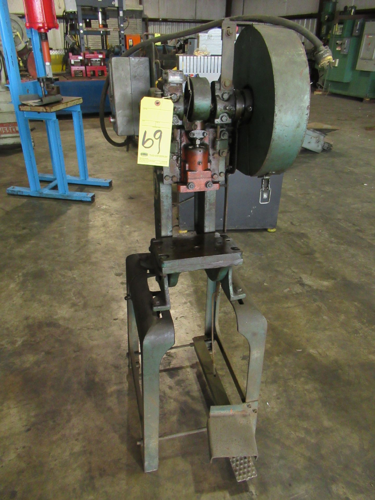 OBI PUNCH PRESS, BENCHMASTER MDL. 152E, 6 x 9 table, S/N 46114 (Location D: Specialized