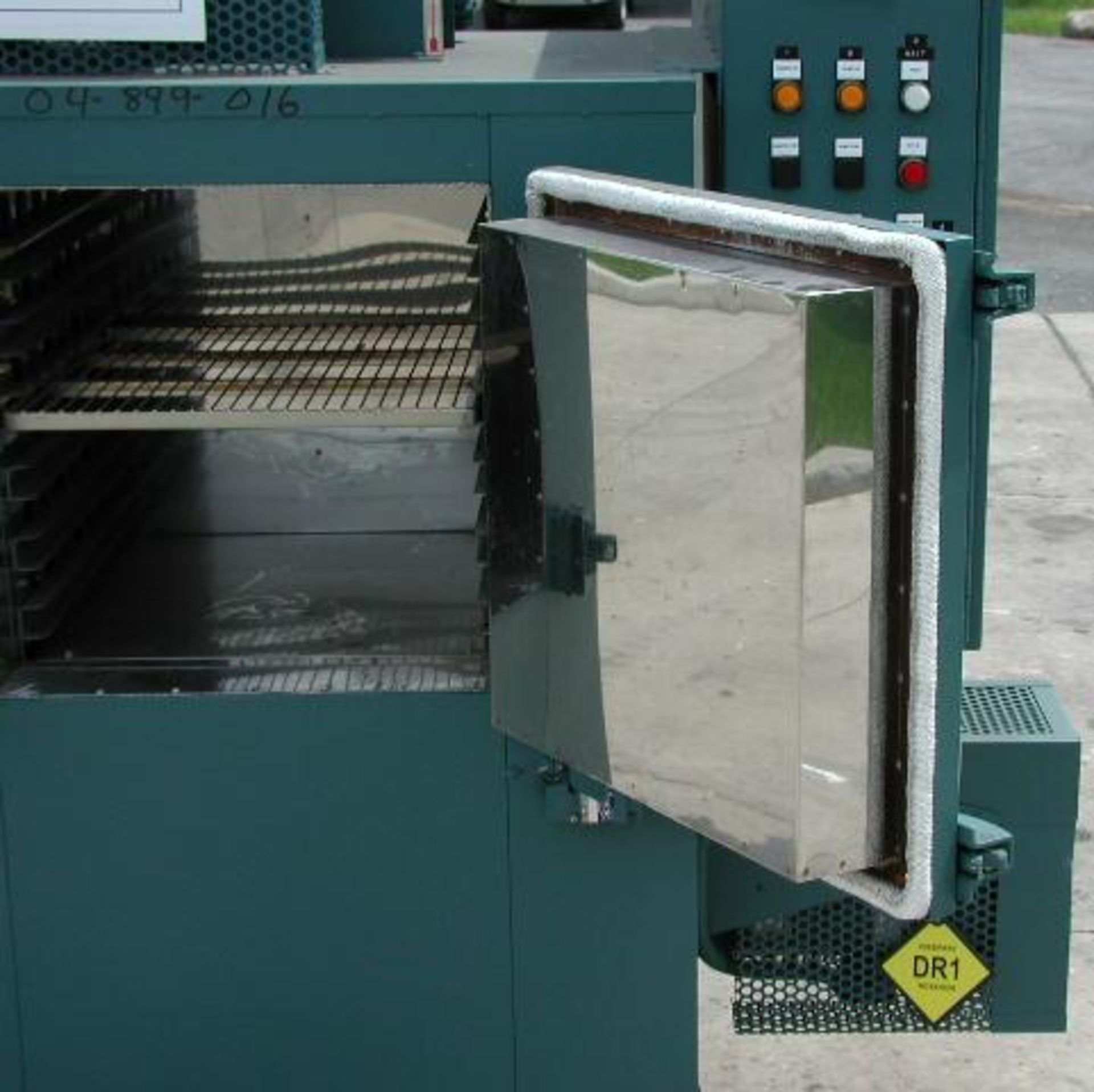 CABINET OVEN, GRIEVE, 20" w X 20" H X 20" l, 500 deg. F. max temp., gas fired, solvent rated, - Image 6 of 8