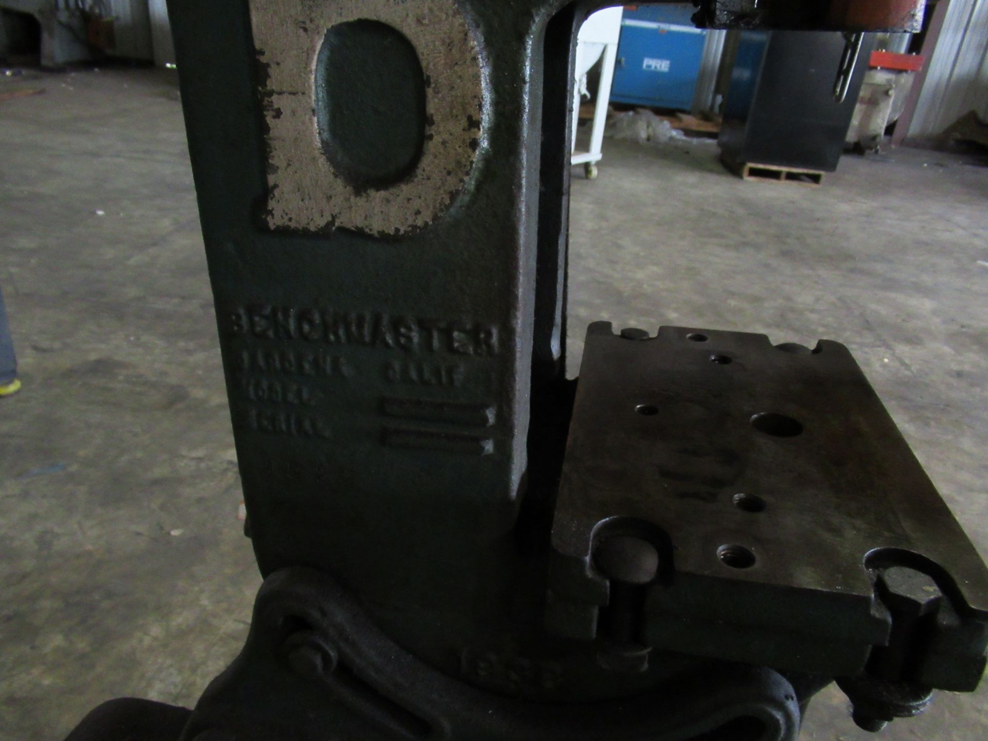 OBI PUNCH PRESS, BENCHMASTER MDL. 152E, 6 x 9 table, S/N 46114 (Location D: Specialized - Image 2 of 2