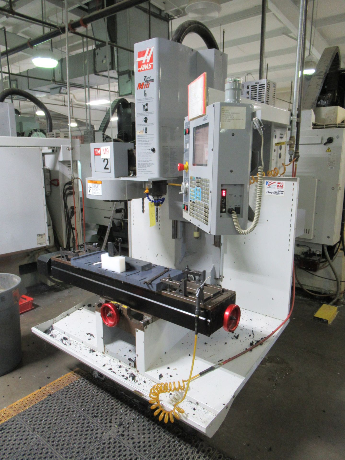 CNC TOOLROOM LATHE, HAAS MDL. TM2, new 2006, Haas CNC control, 57.75" x 10.75" table, 40" X-axis - Image 3 of 4