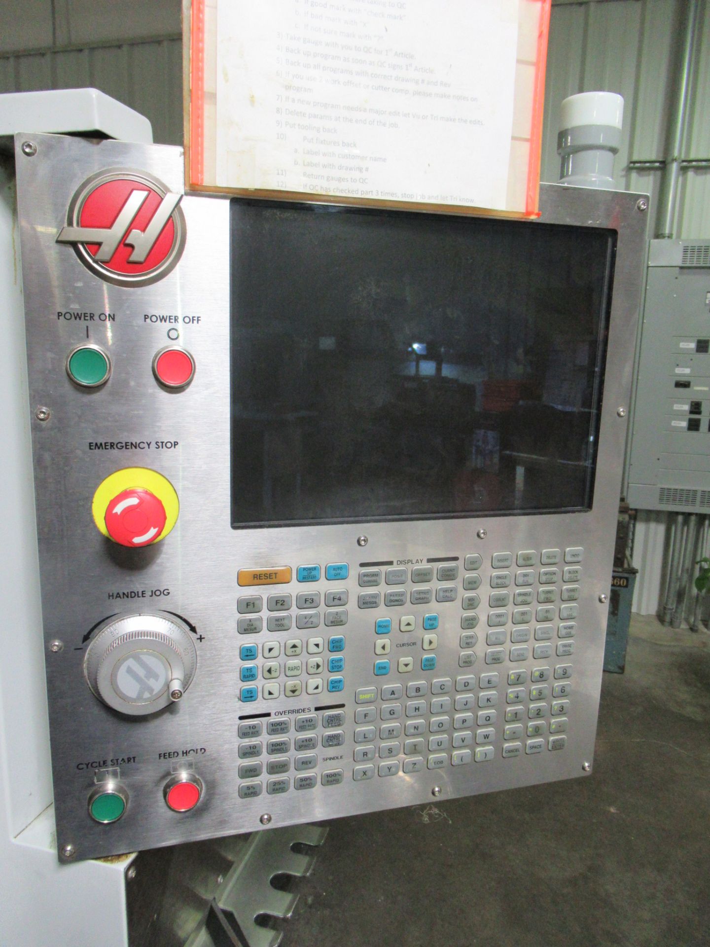 CNC LATHE, HAAS MDL. ST-30, new 2011, Haas CNC control, 31.75" max. swing, 21" max. cutting dia., - Image 2 of 7