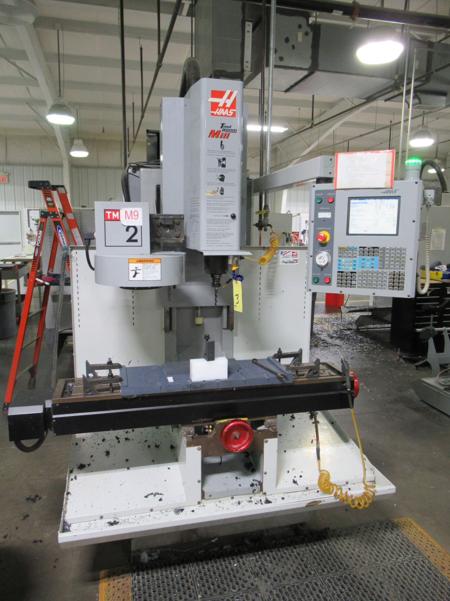 CNC TOOLROOM LATHE, HAAS MDL. TM2, new 2006, Haas CNC control, 57.75" x 10.75" table, 40" X-axis