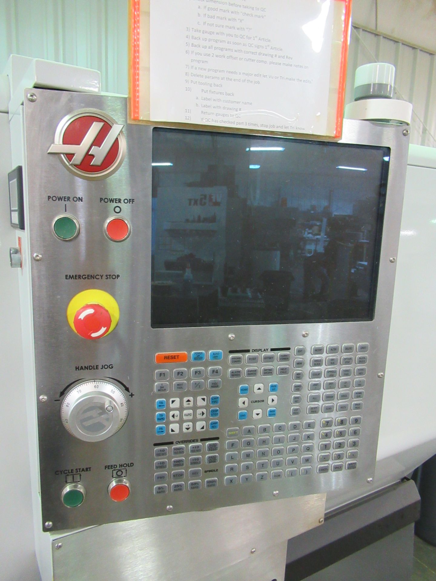 CNC LATHE, HAAS MDL. ST-30, new 2013, Haas CNC control, 31.75" max. swing, 21" max. cutting dia., - Image 2 of 9