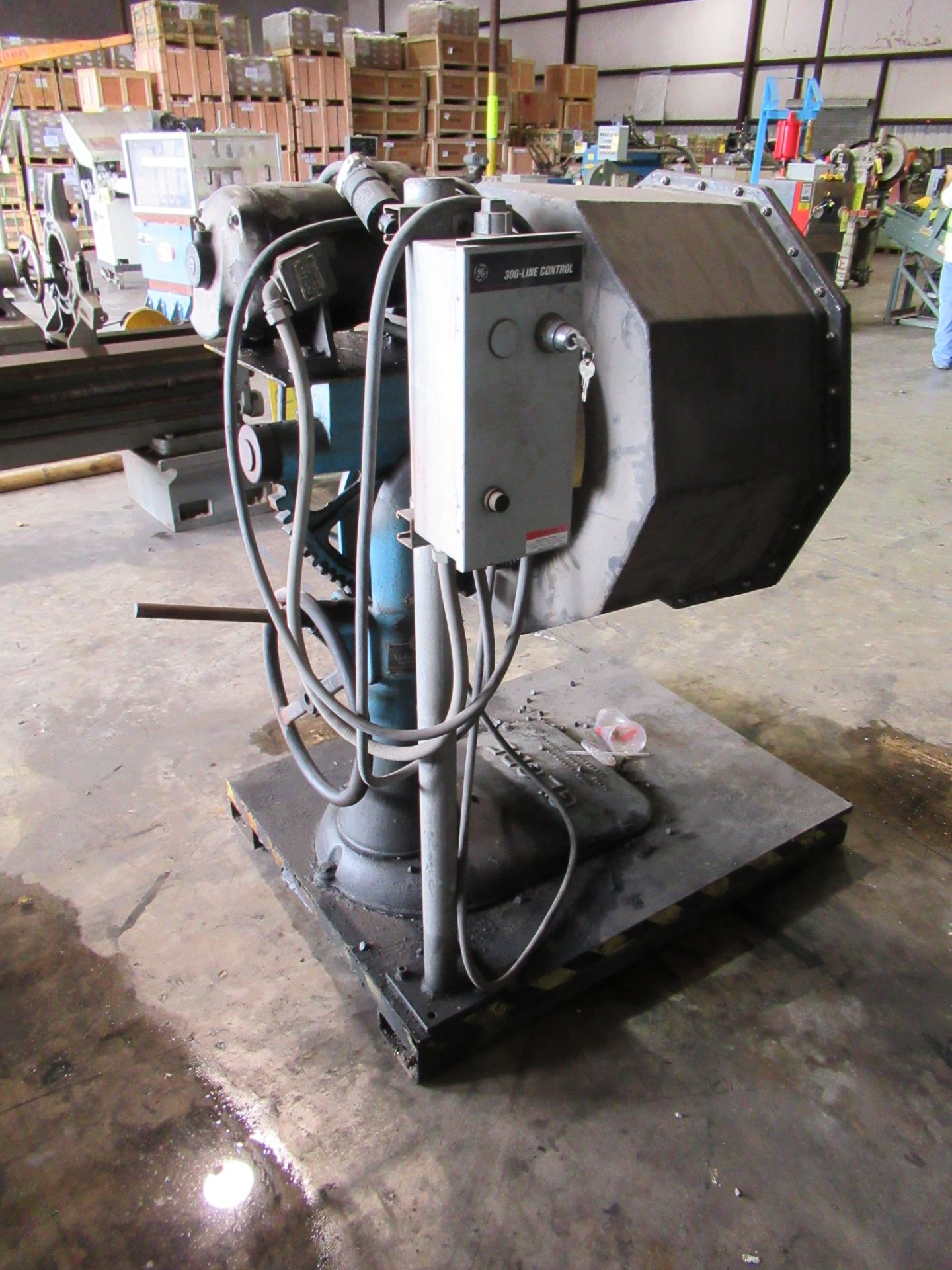 DEBURRING MACHINE, HUPP CORP. GLOBE, 32" tumbler, 1 HP motor, S/N 9920 (Location D: Specialized - Image 2 of 2