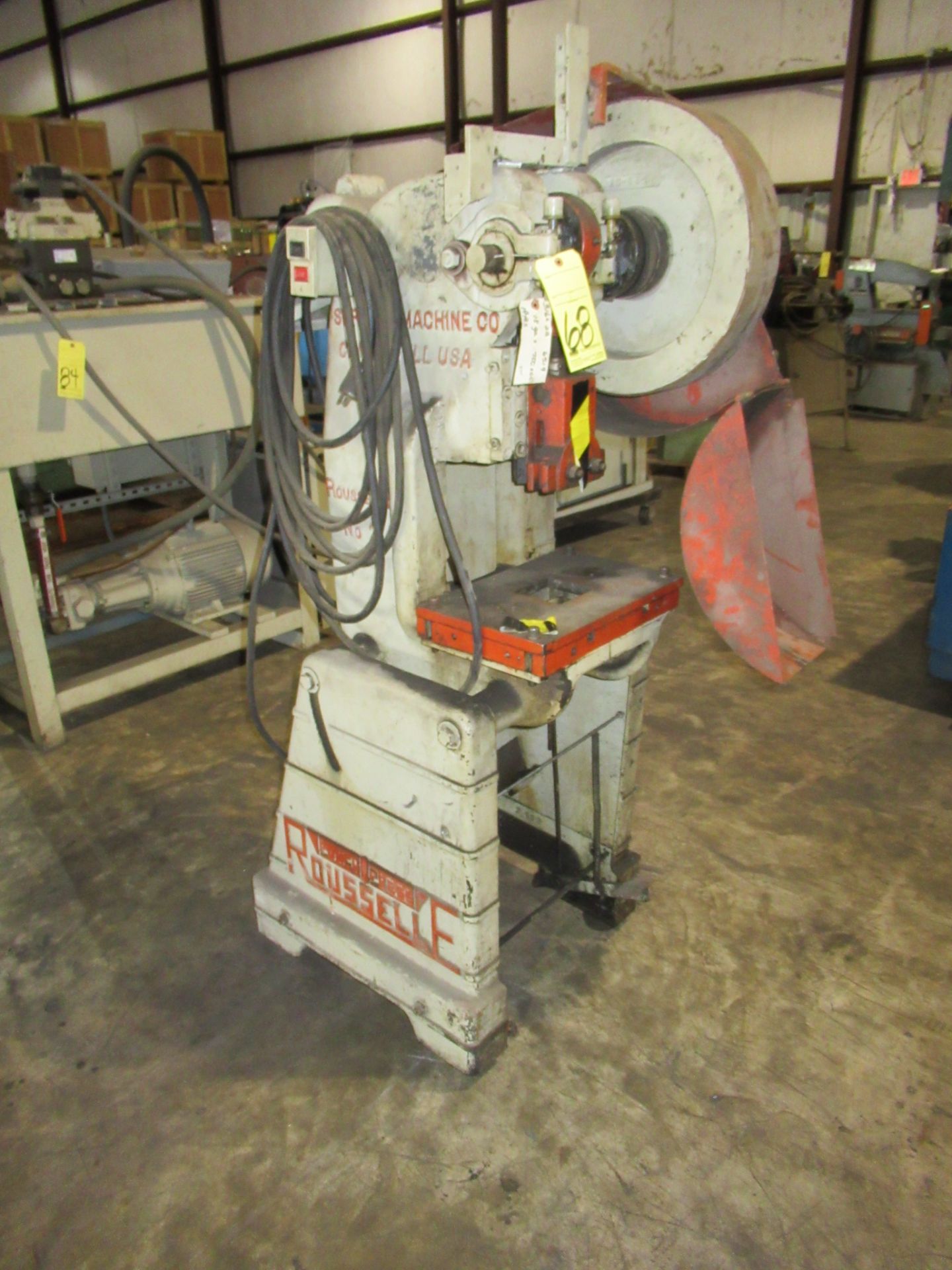 OBI PUNCH PRESS, ROUSSELLE MDL. 2, 11 x 17 table, S/N 1065 (Location D: Specialized Manufacturing,
