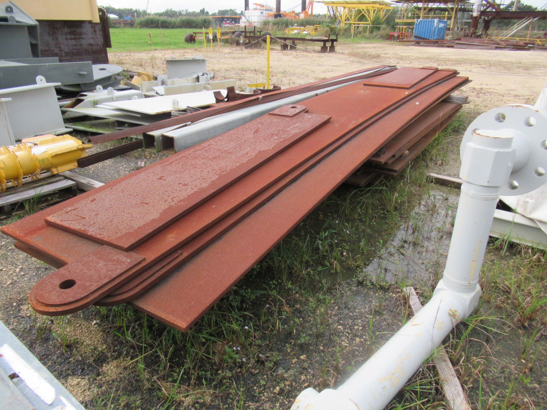 LOT CONSISTING OF: (2) pallets of anodes, w/hold back anchor plate (not completed), approx. 10 - Image 2 of 3