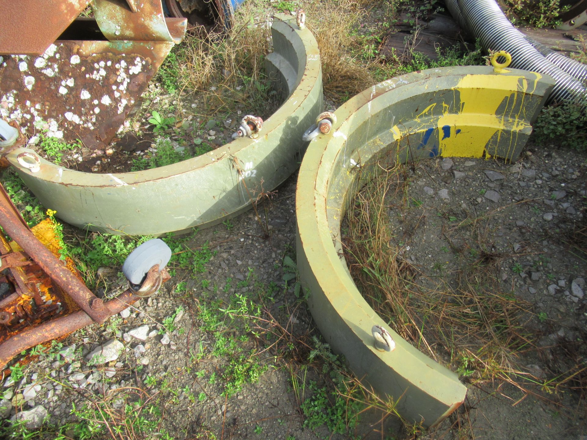 LOT CONSISTING OF: u-plate for slip joint, Item #83-243, 24" shunt line starter pipe, Item # 84-244, - Image 2 of 9