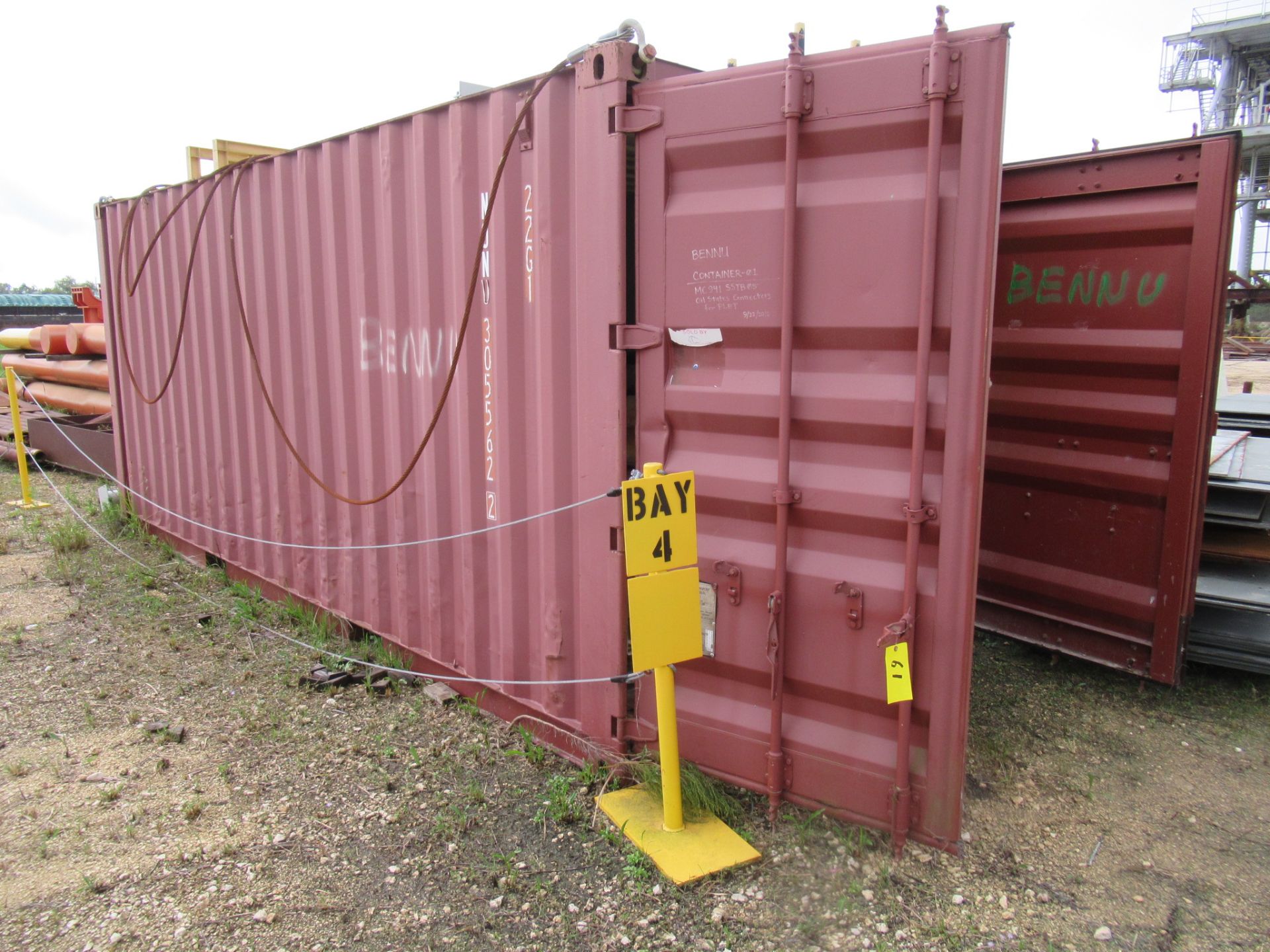 LOT CONSISTING OF: 20' Sea Container, w/contents including (4) 4-1/16" PLET.18 hub pressure cap - Image 2 of 6