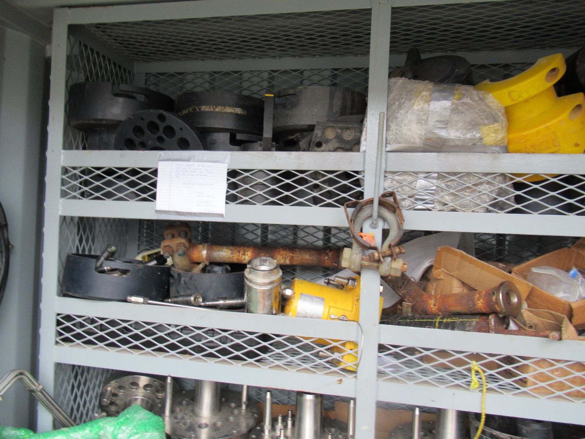 LOT CONSISTING OF 8’ X 4’ SEA CONTAINER AND CONTENTS, including subsea connectors and umbilical - Image 10 of 14