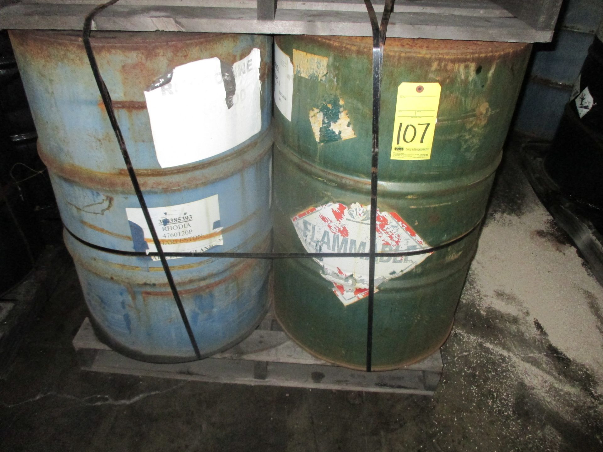 LOT OF RHODOLINE (approx. (3) 55 gal. drums)
